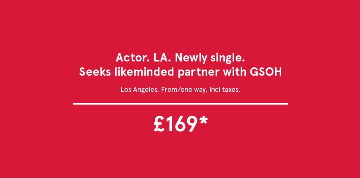 Norwegian Air and Brad Pitt