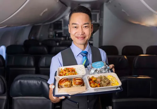 Alaska Airlines Hot Food