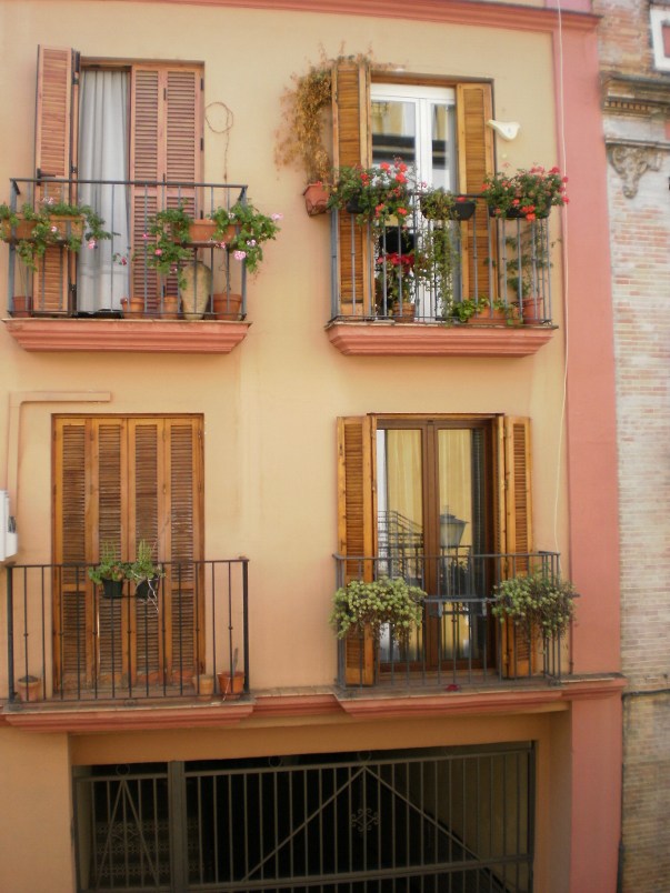 Peral Street Seville View from Bedroom