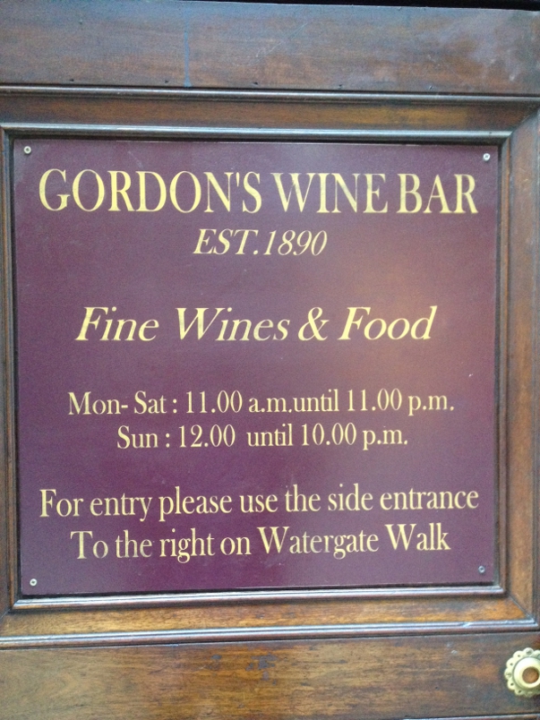 Gordon's Wine Bar