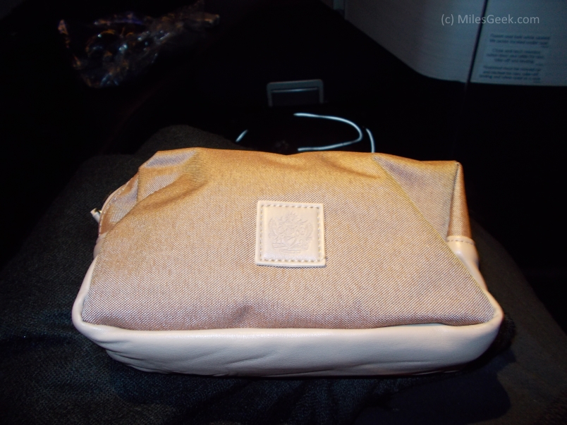 Amenities Bag First Class