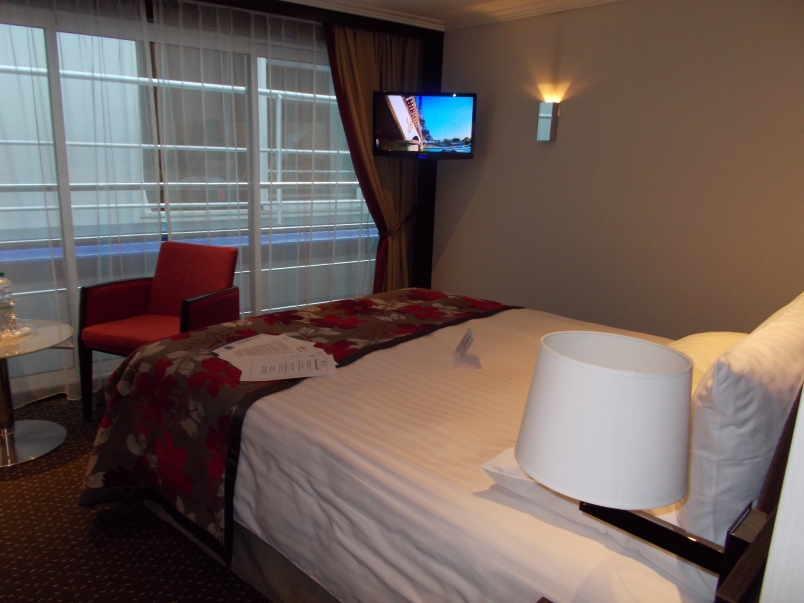Comfortable Sleeping Area - Another Ship is Docked Next to Artistry II
