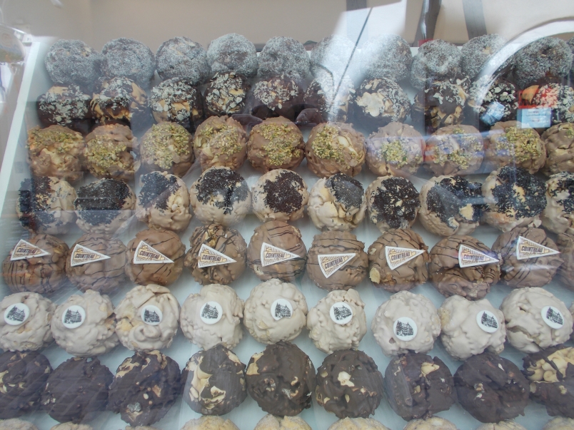 I was Intrigued by these Pastry Globes about the Size of Baseballs