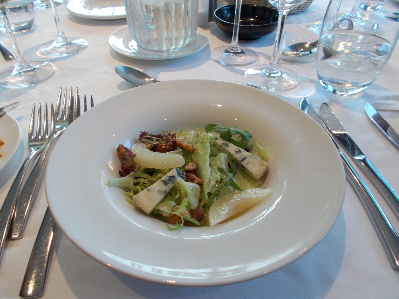 Local Cheeses and Greens were the Stars of this Salad