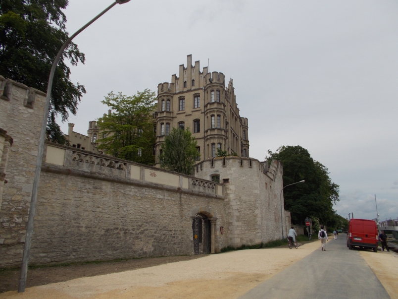 Walking Beside the River into Regensburg