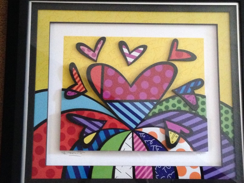 I Love this Land by Romero Britto