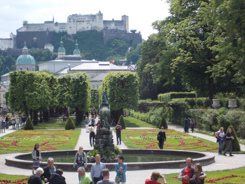 Mirabell Gardens and Hohensalzburg Fortress