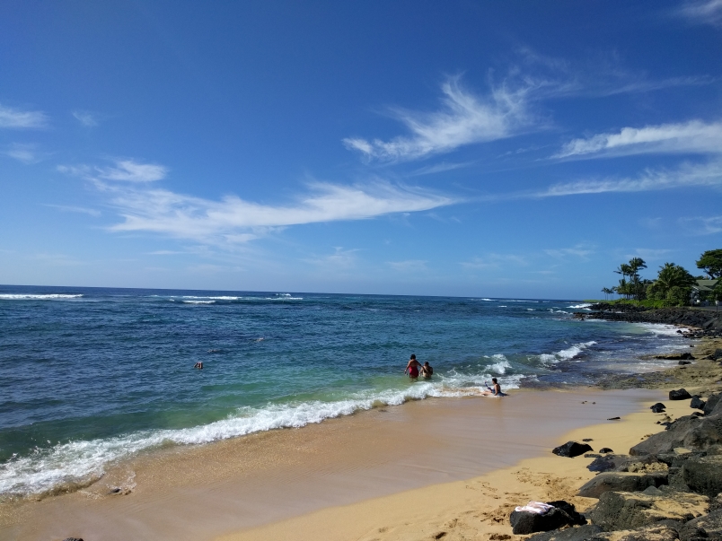 Snorkelers Entering the Water
