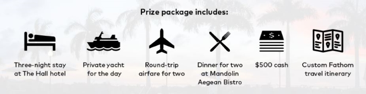 Fathom Miami Sweepstakes 12.15.Prizepackage