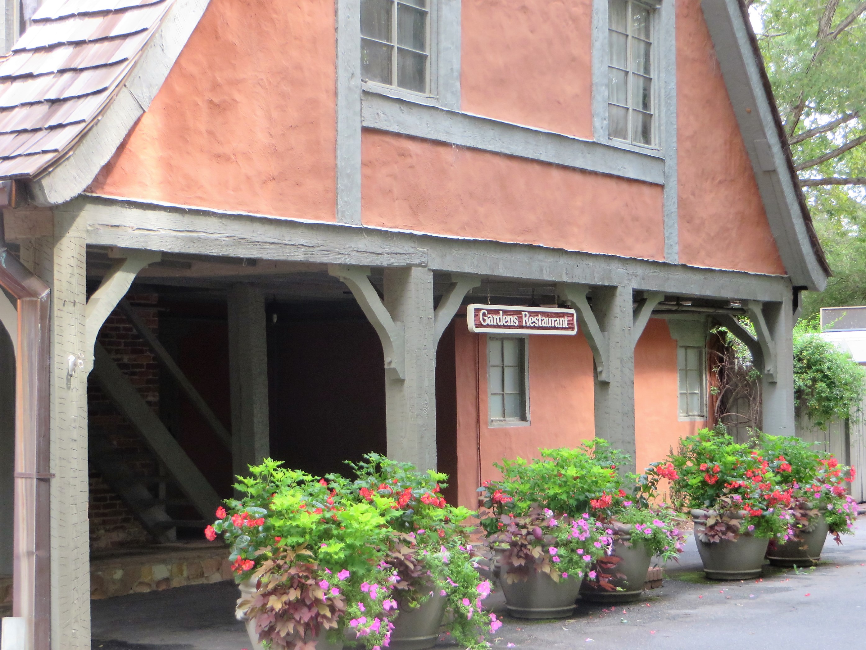 Exterior of the Gardens Restaurant