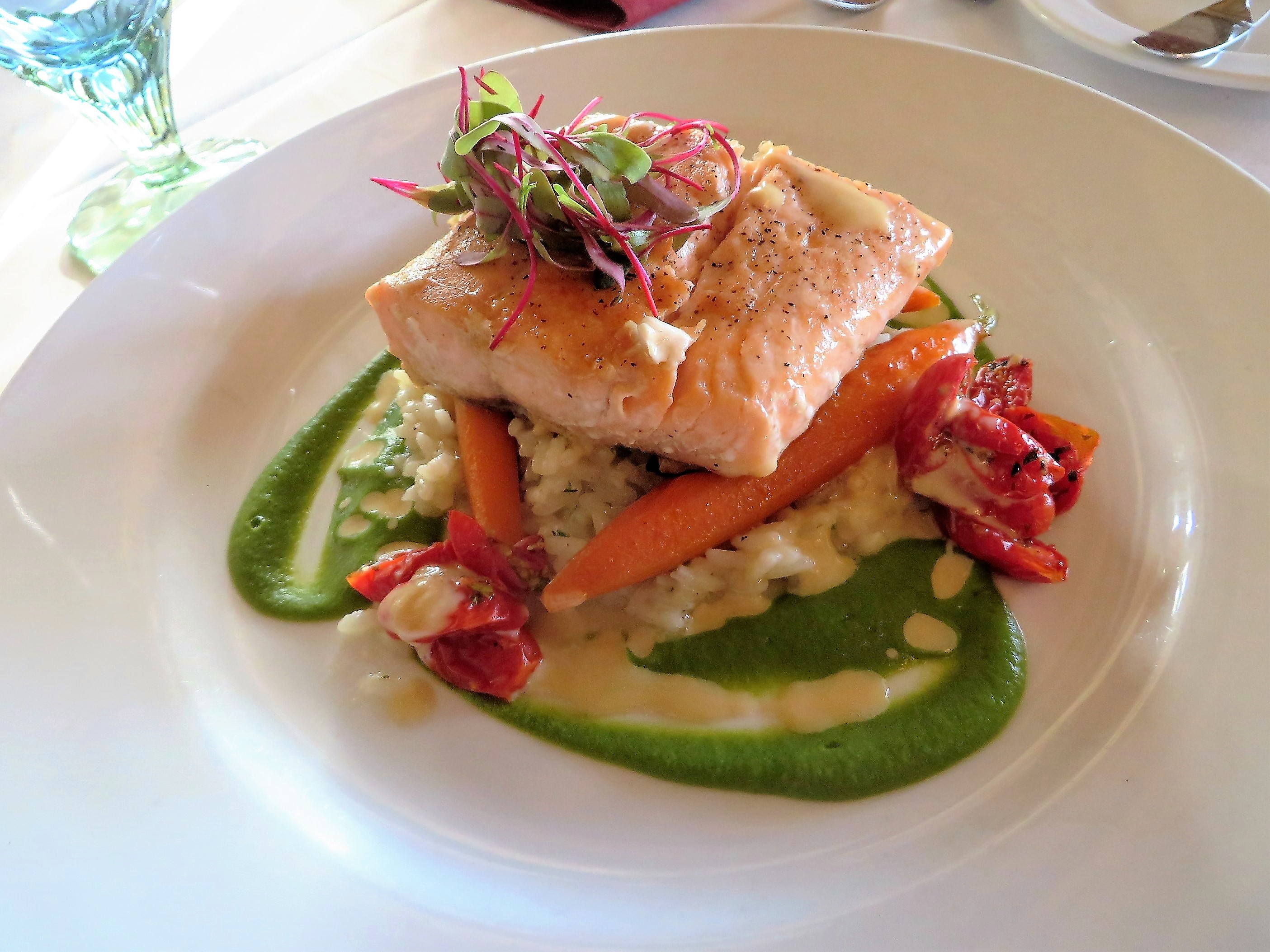 Gardens Restaurant - Honey Roasted Salmon