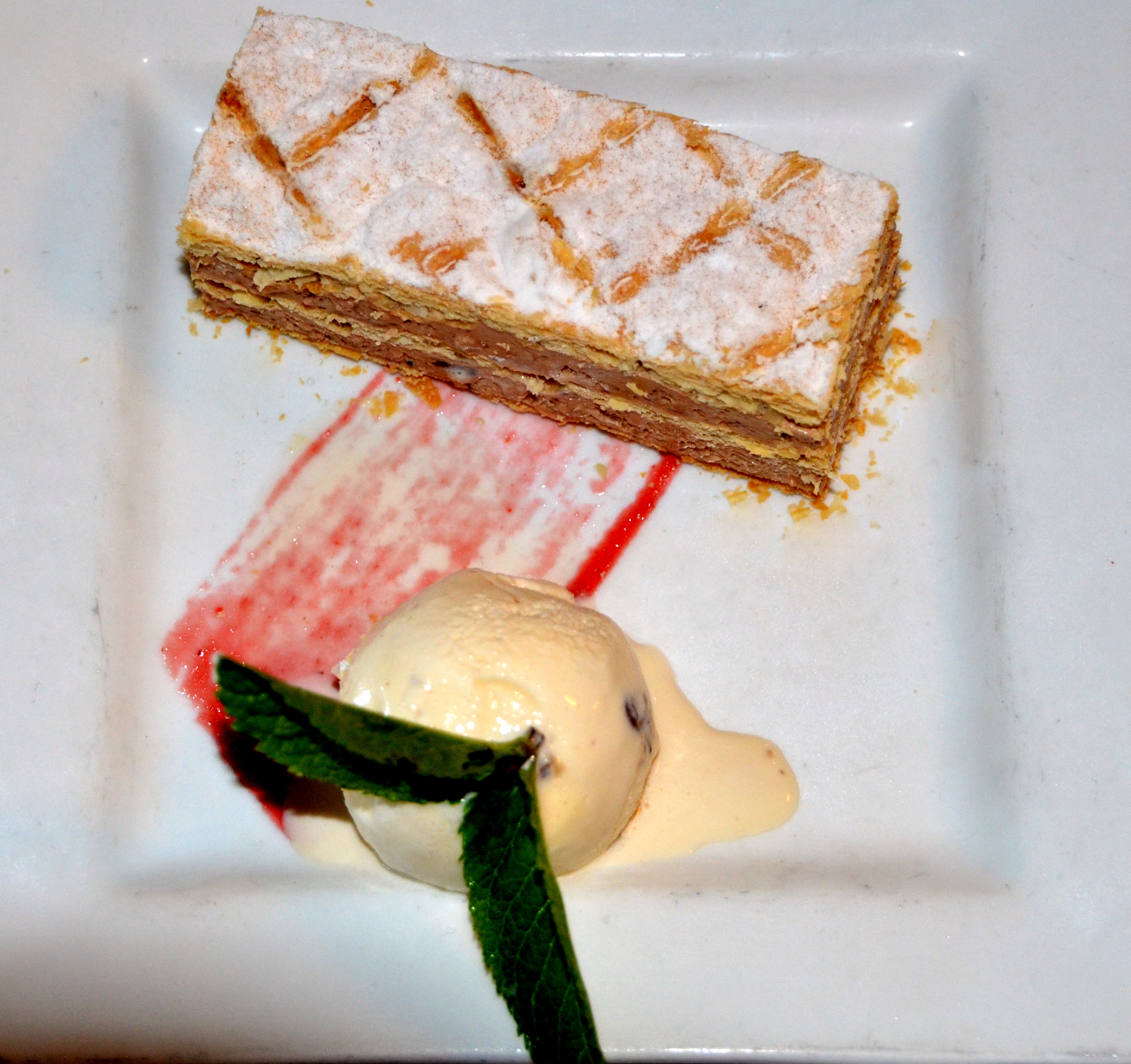 Nutella Mousse Millefeuille