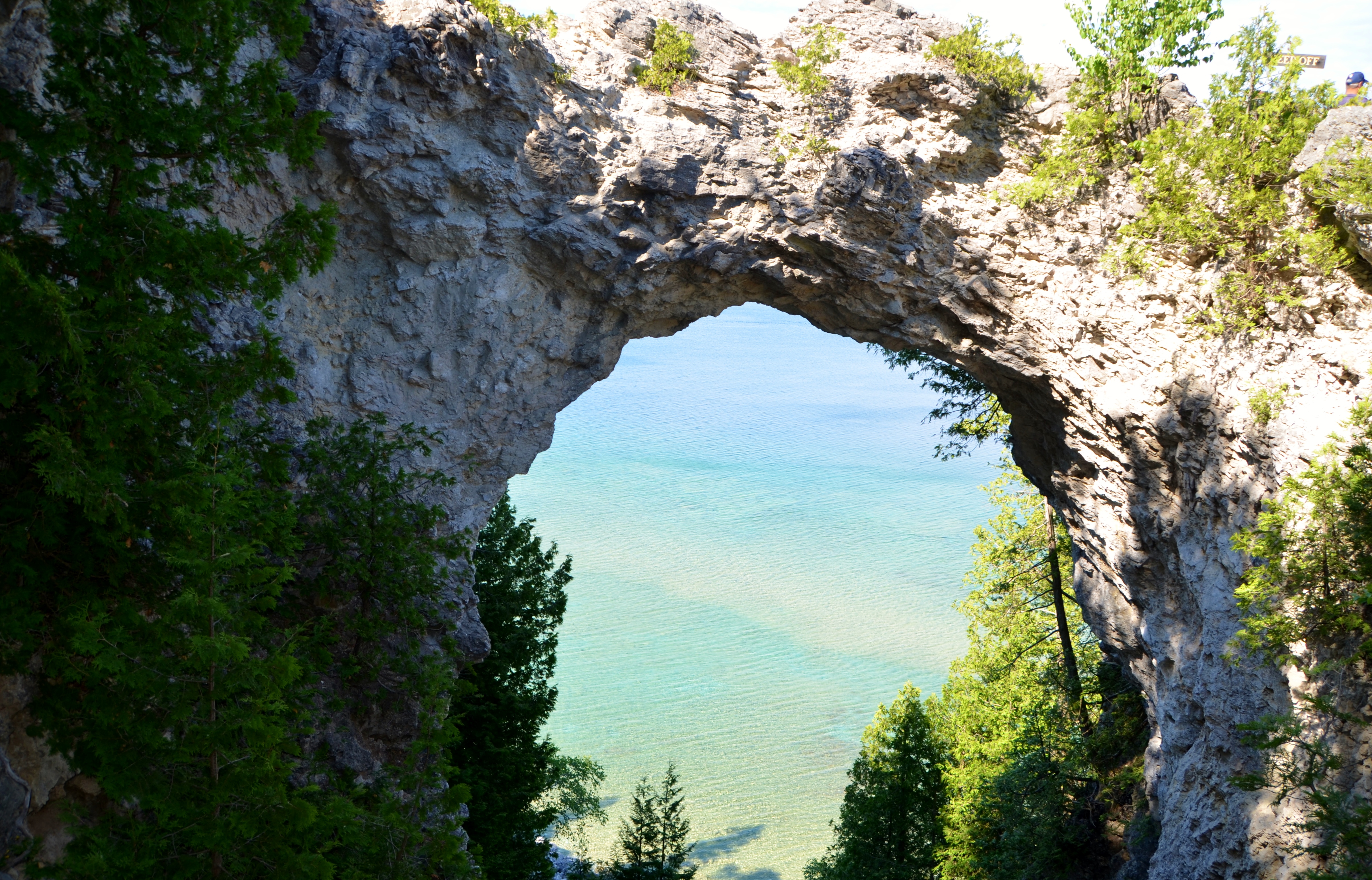 Arch Rock on Mackinac Island
