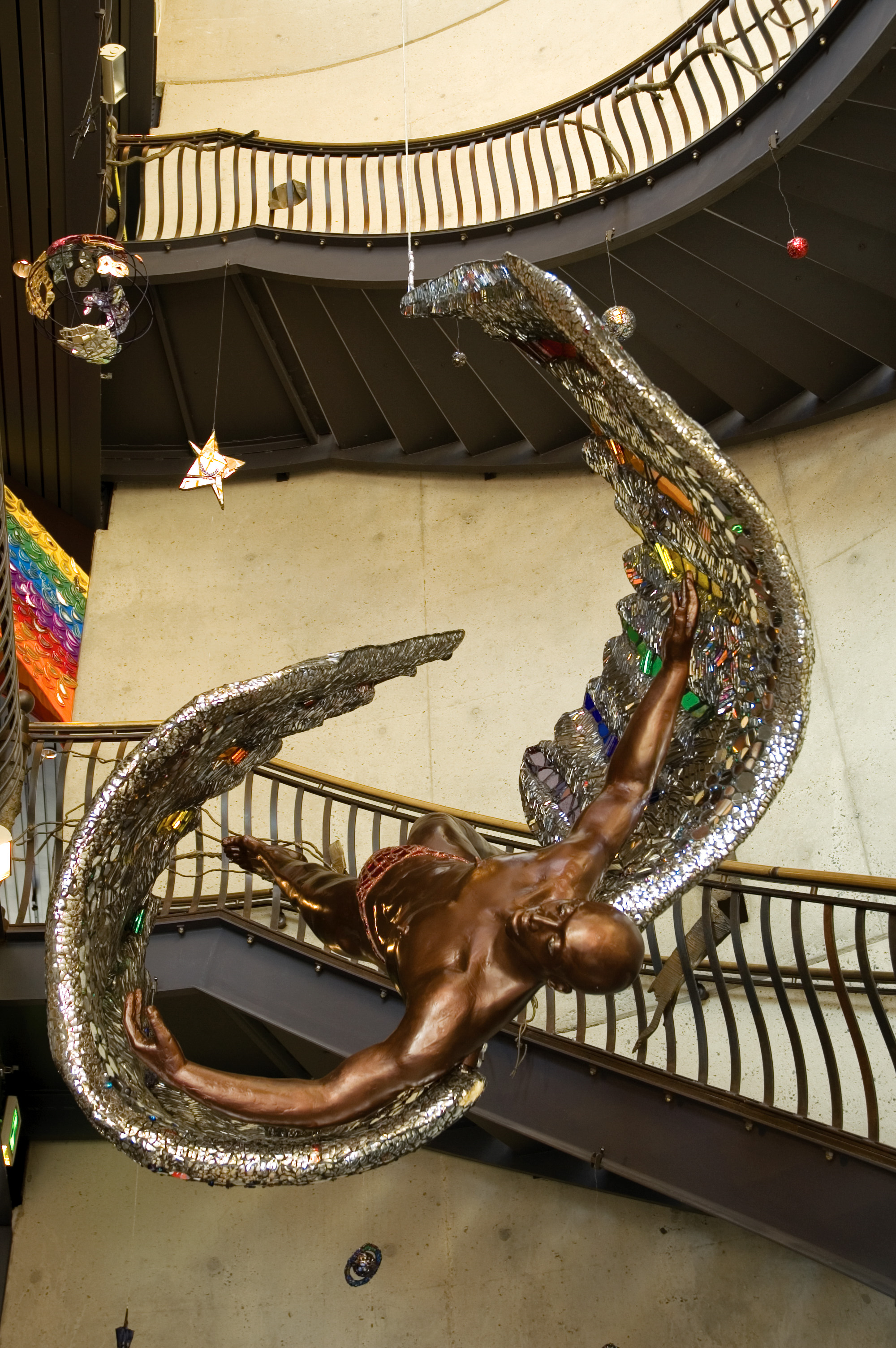 Black Icarus Artist: Andrew Logan, 1999, Permanent Collection - Photo Courtesy of the AVAM