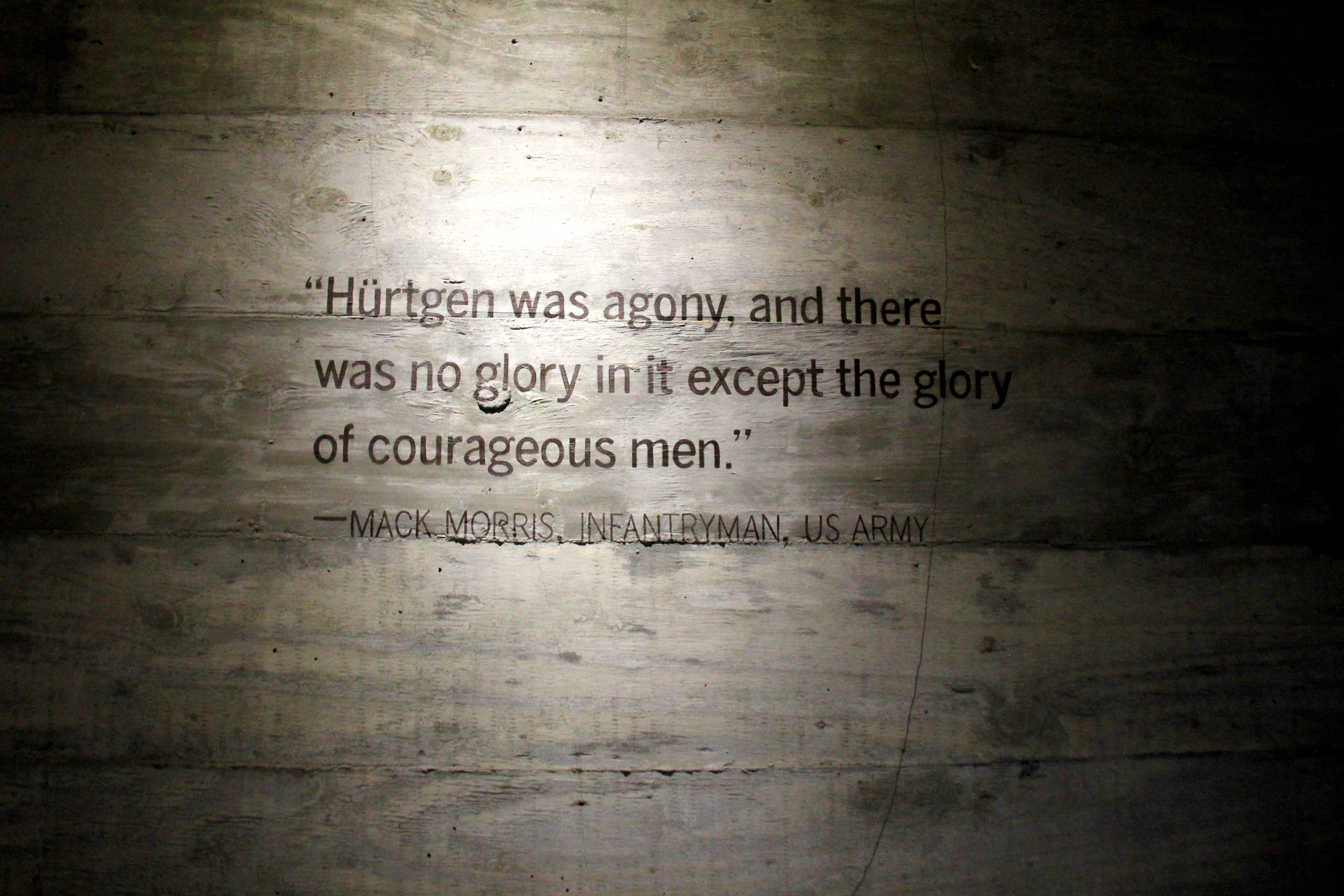 Mack Morris Infantryman U.S. Army World War II Quote