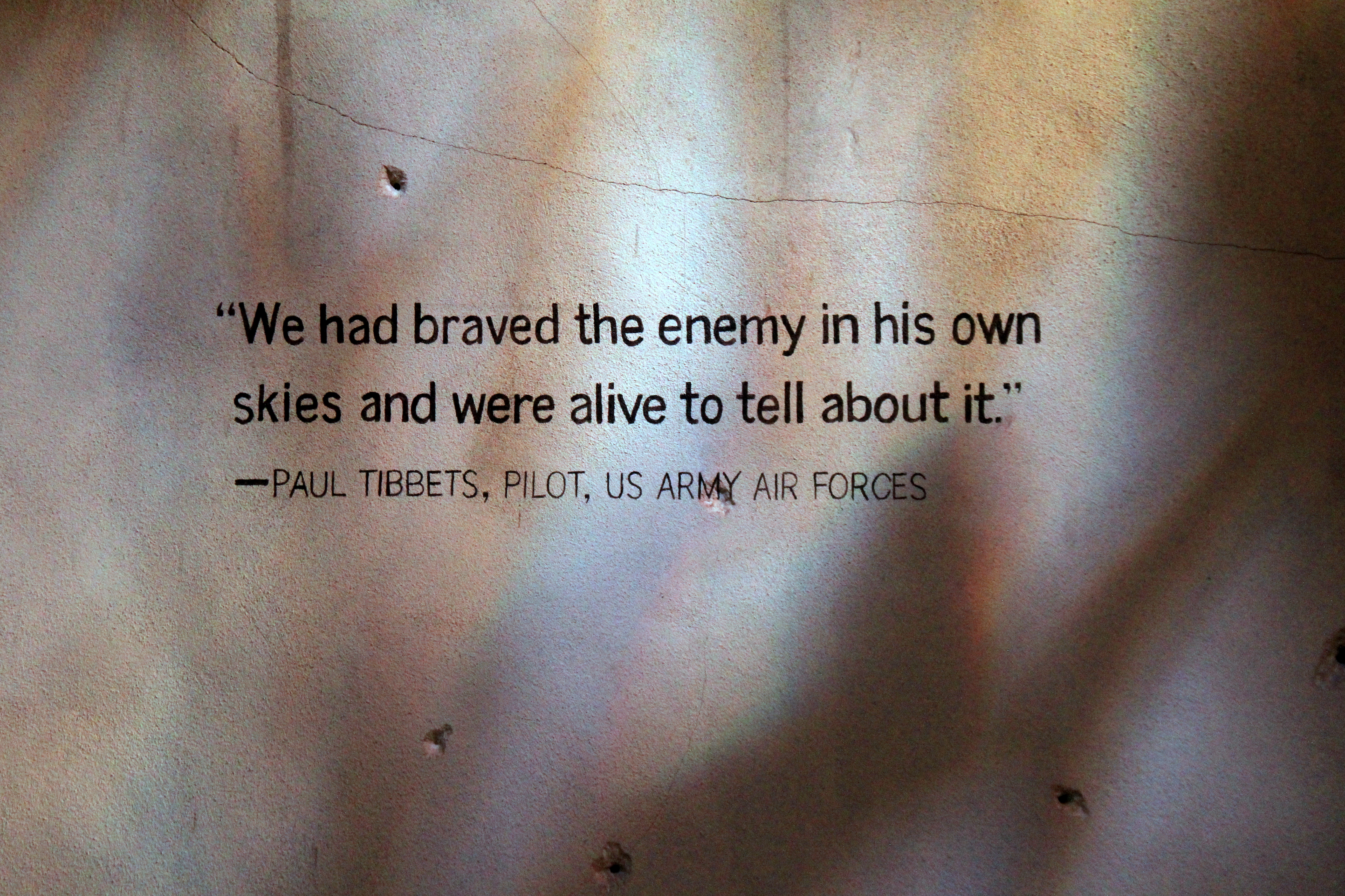 flight log of pilot Paul Tibbets