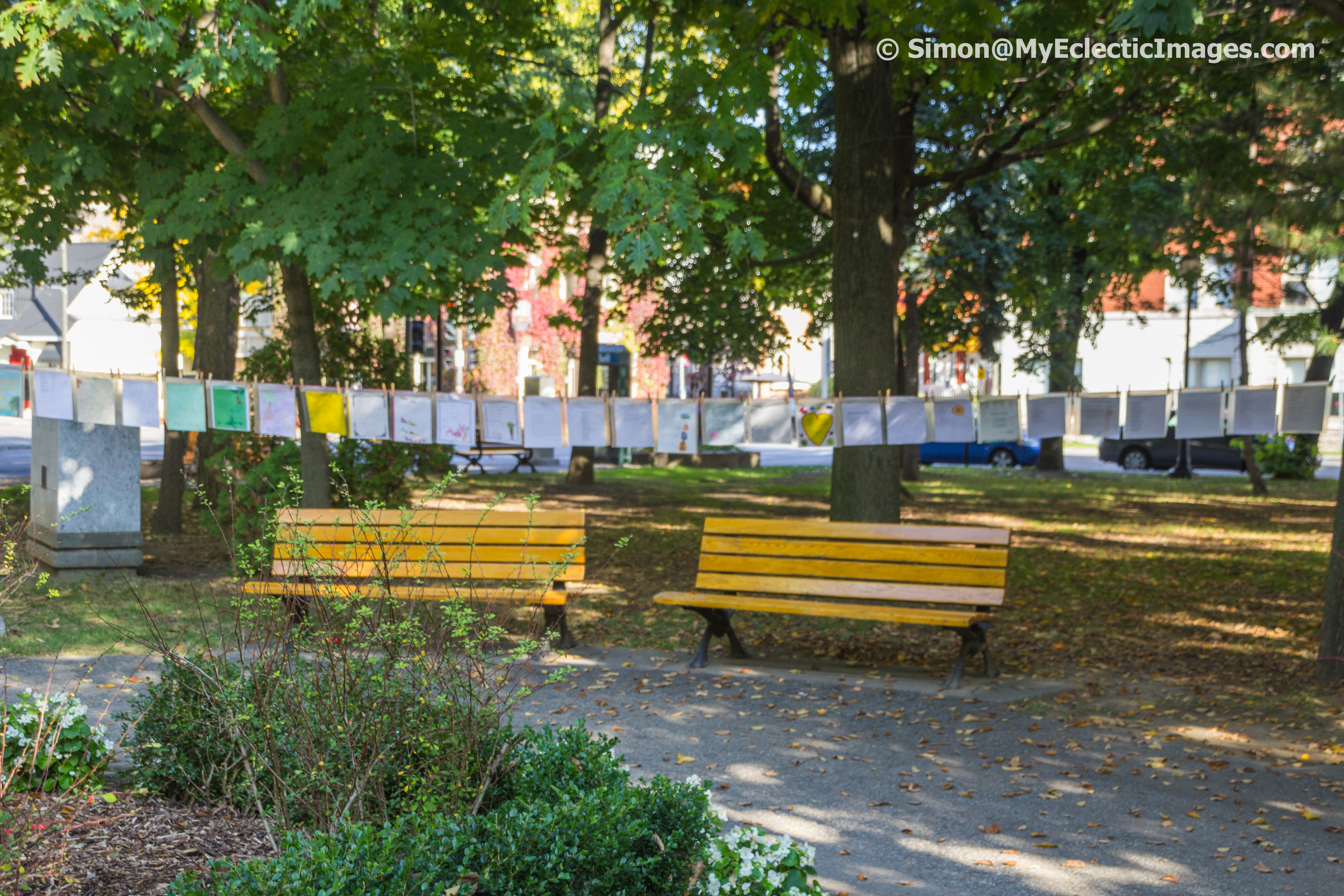 Poetry in the Park - Part of the Annual Poetry Festival in Trois Rivieres Quebec