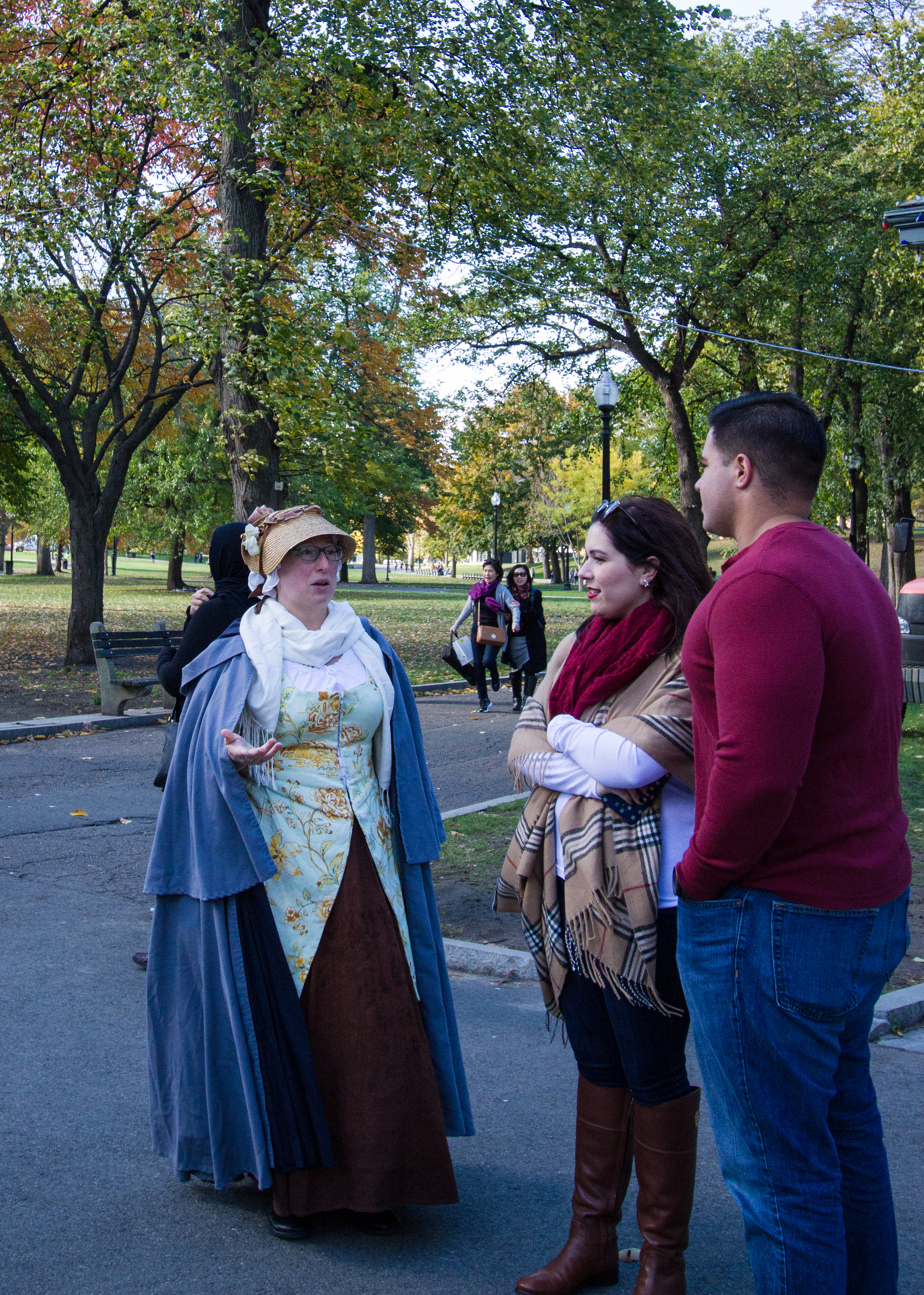 Emily Kovatch as Mehitable Dawes portraying Boston History