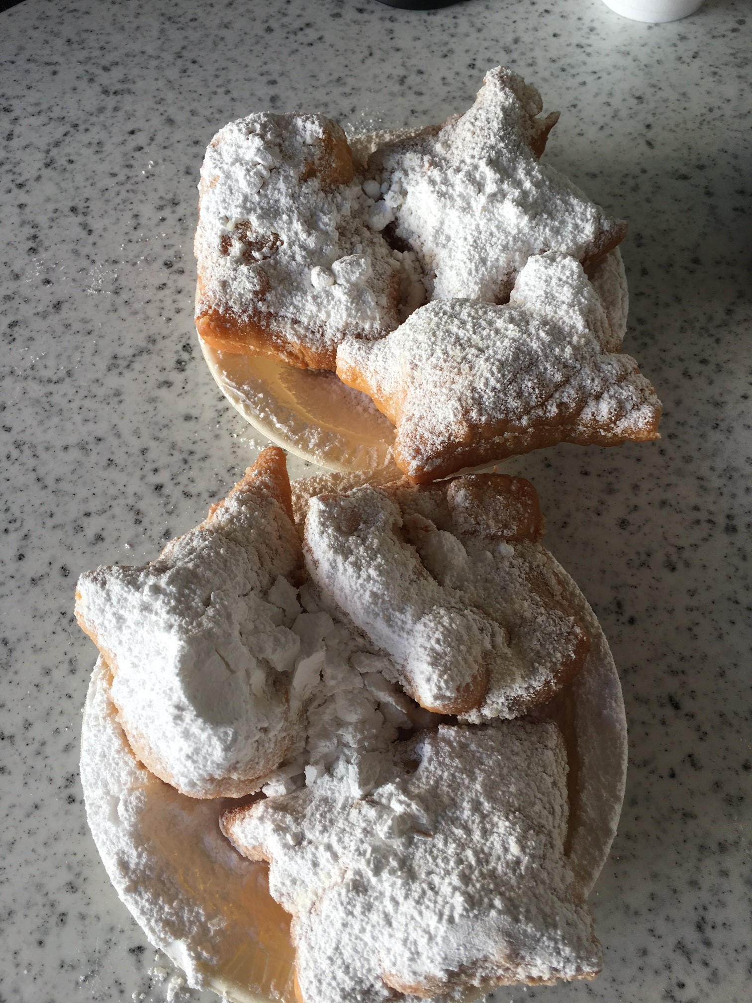 Cafe du Monde's famous Beignets Traditional New Orleans Food