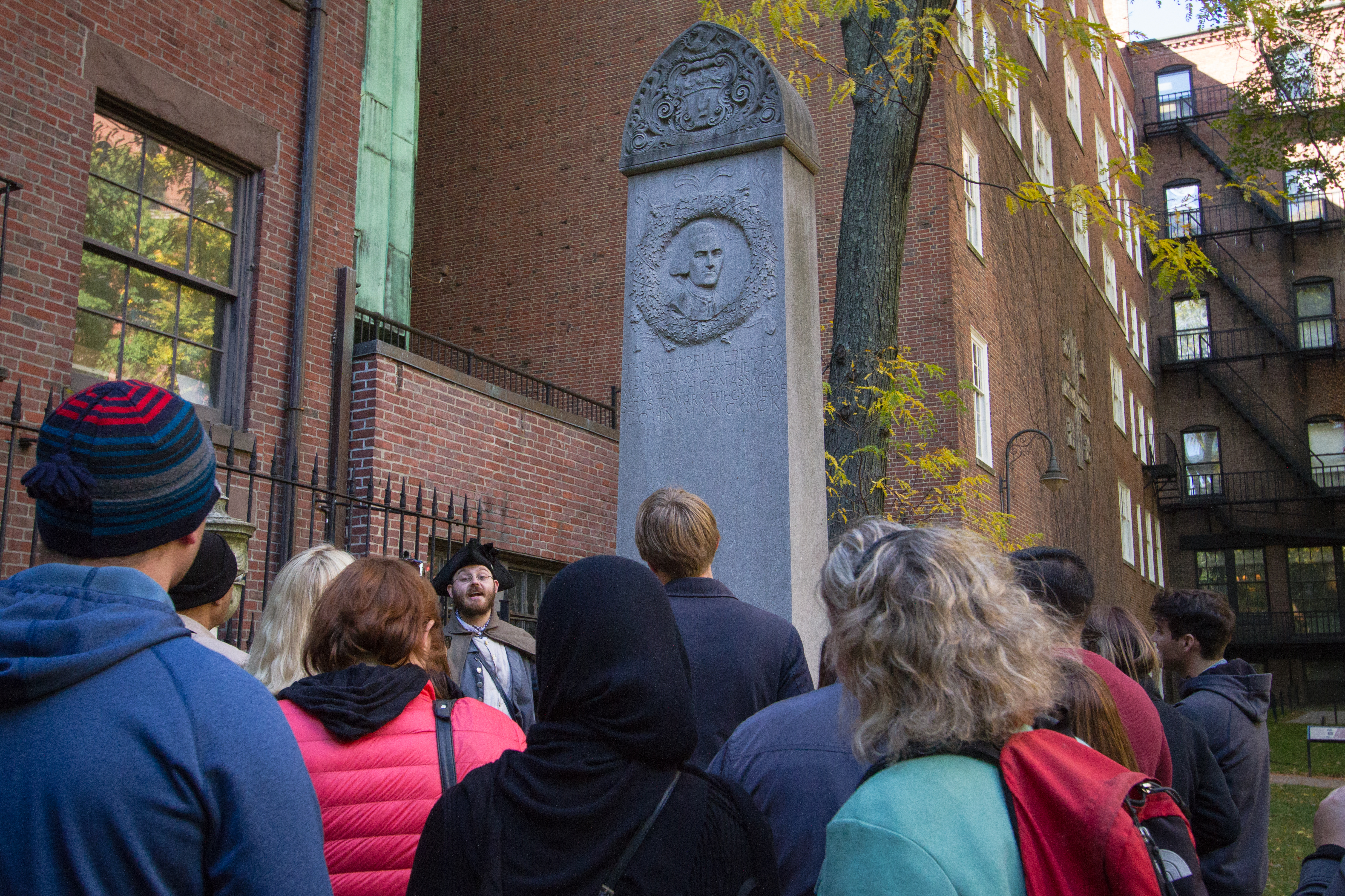 John Hancock Tomb in Granary Burying Ground Boston
