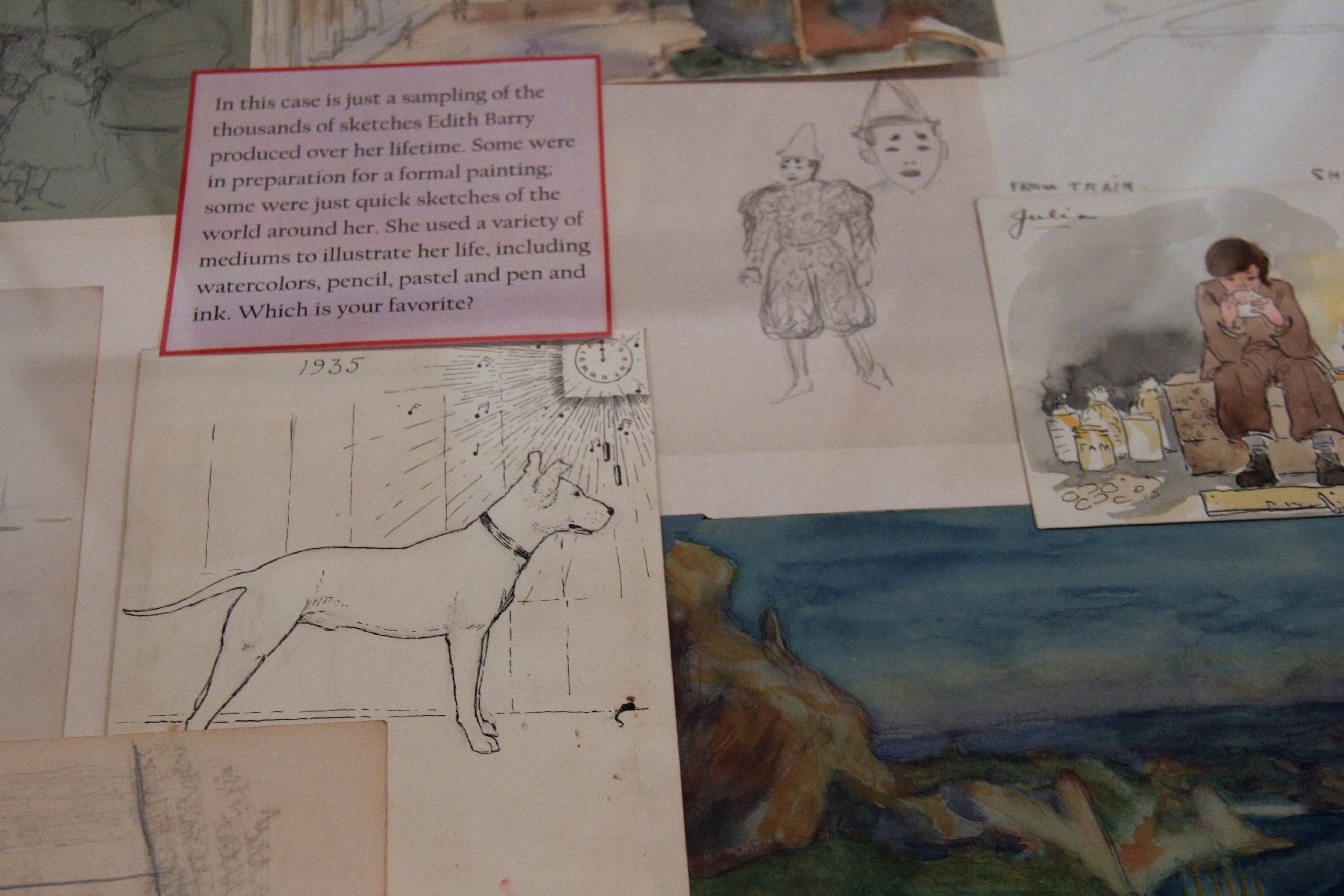 A sampling of Edith Cleaves Barry sketches