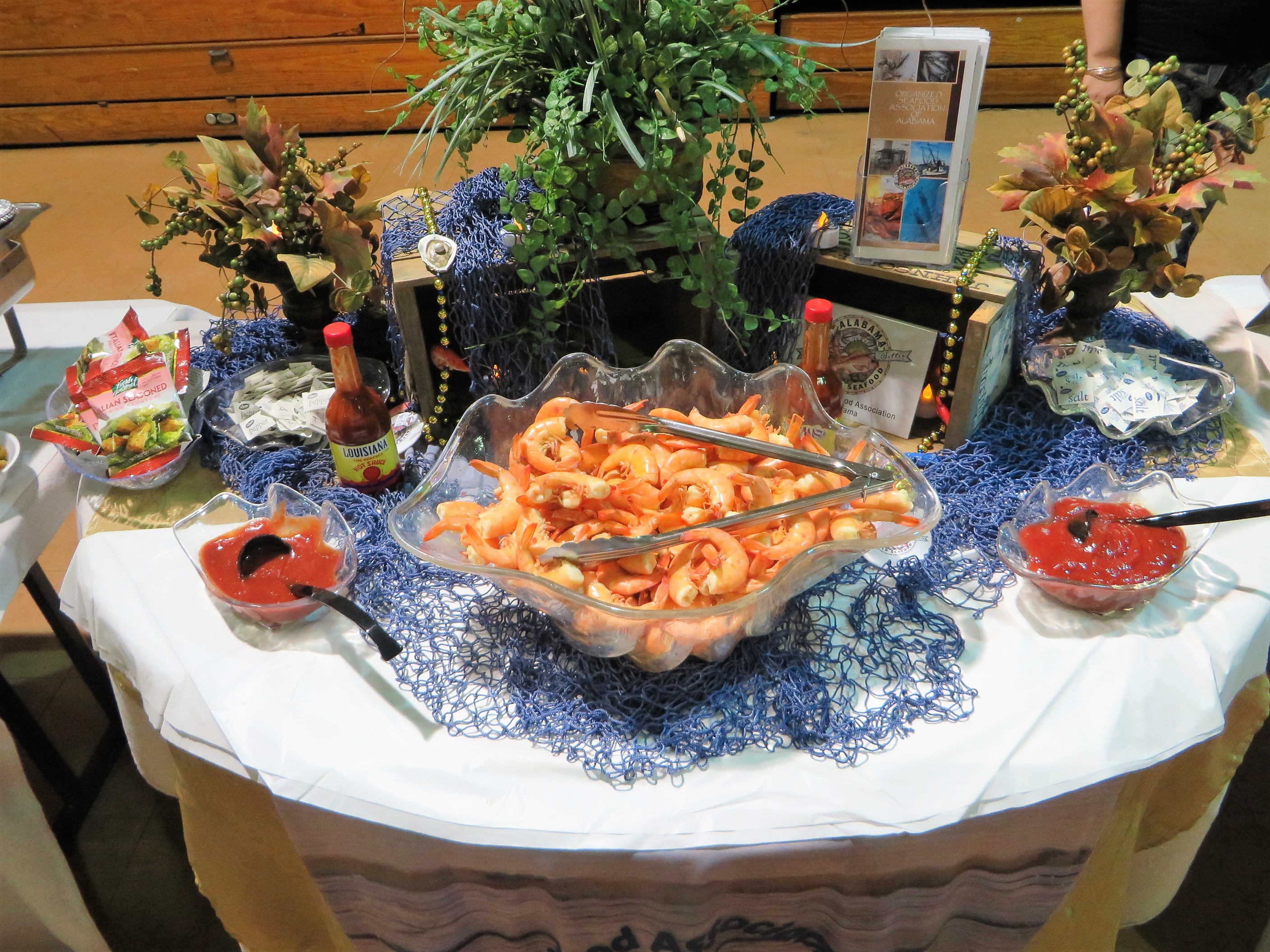 Boiled shrimp in Bayou La Batre