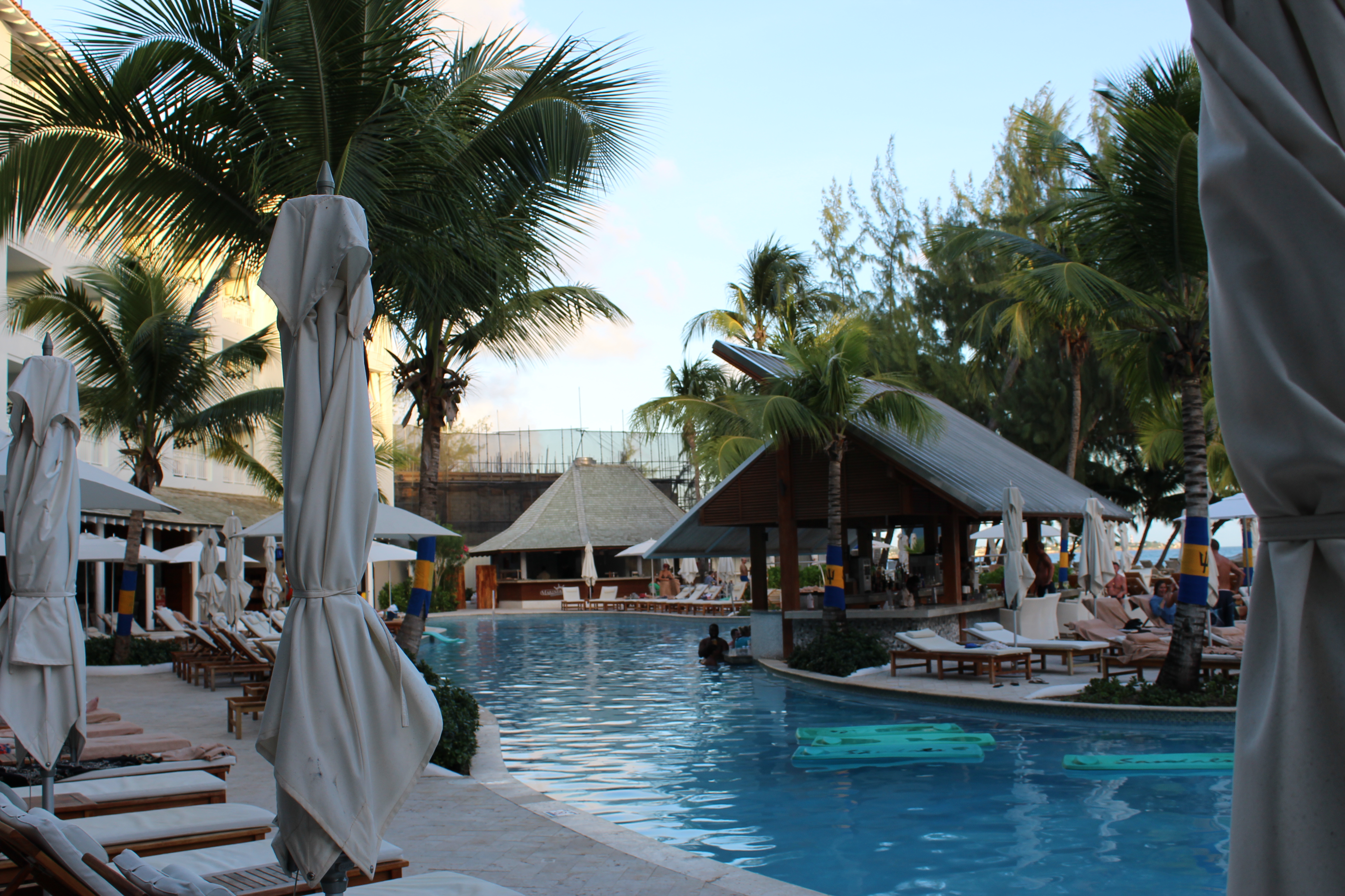 Swim Up Pool Bar at Sandals Barbados