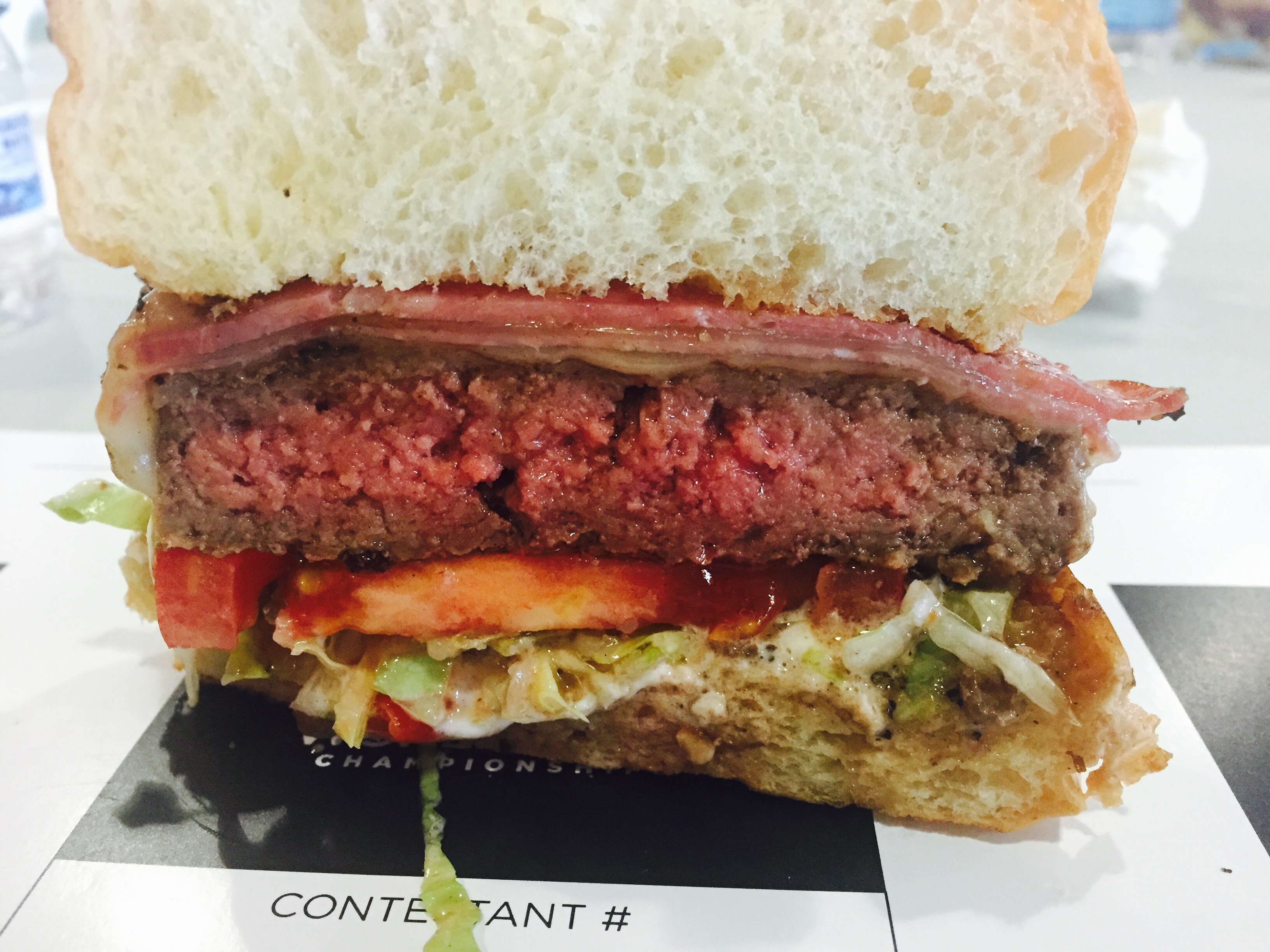 WFC Italian burger at World Food Championships in Orange Beach