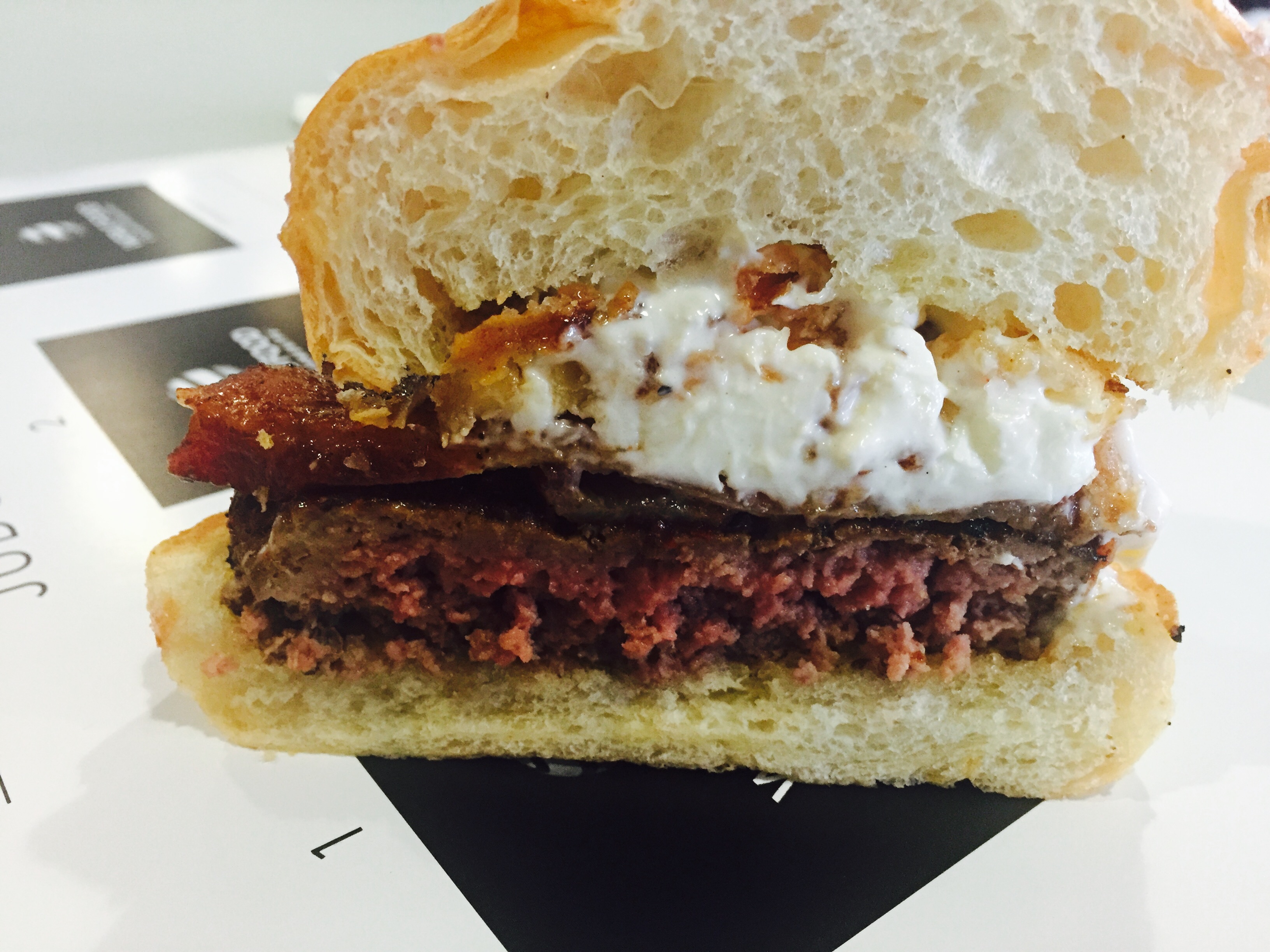 WFC bleu cheese burger at World Food Championships in Orange Beach