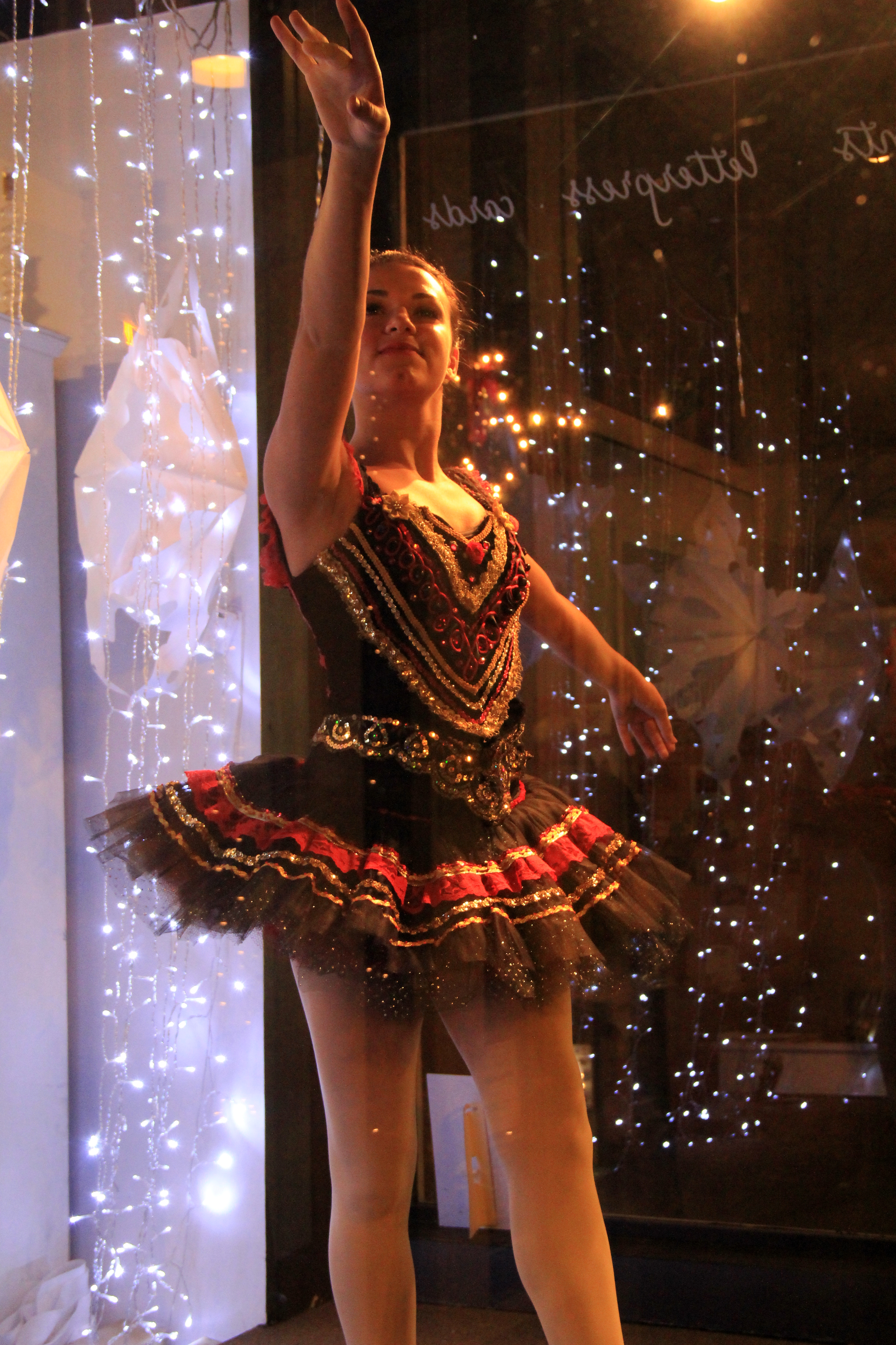 Christmas Ballerina Christmas Street Walk Saratoga Springs