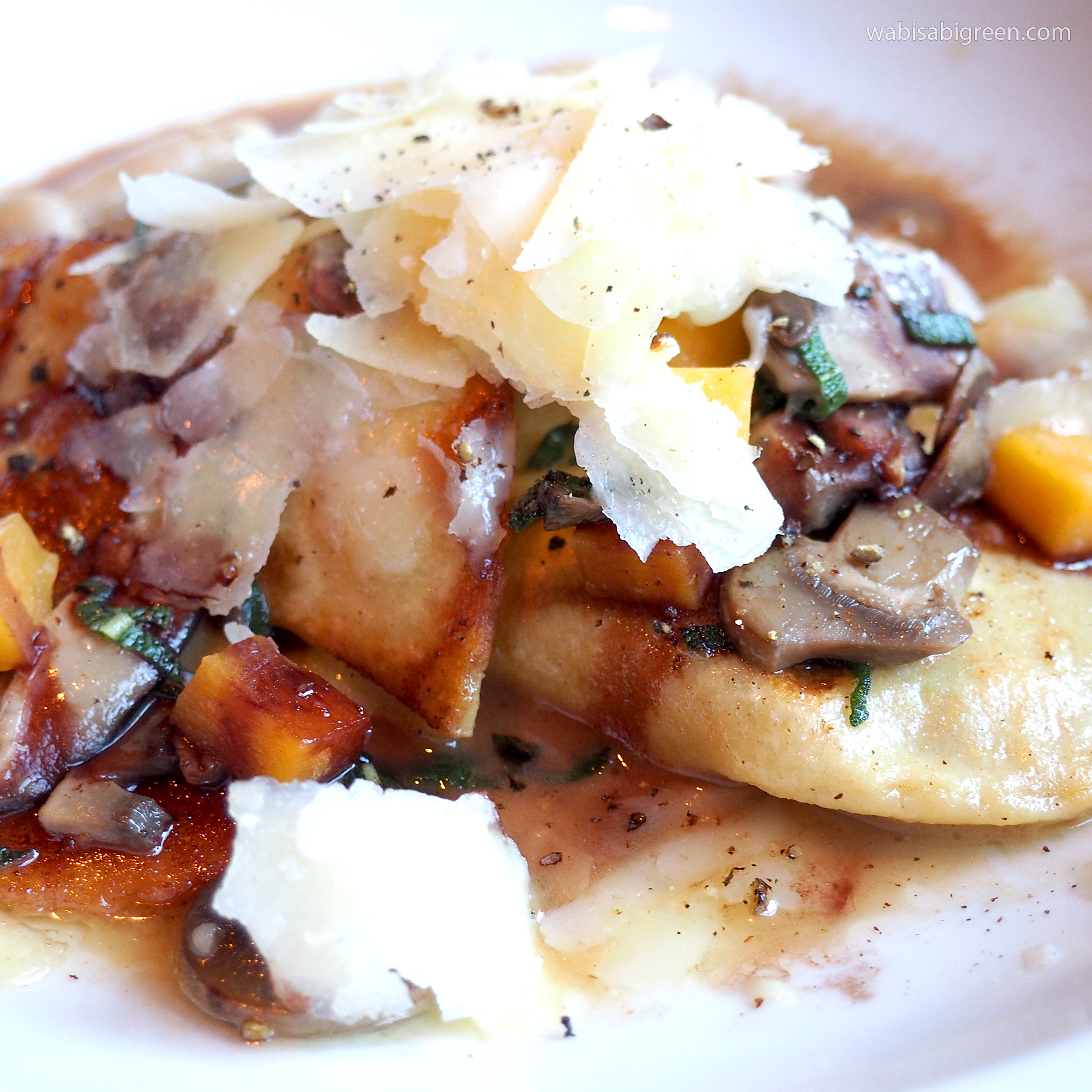 Paon - Organic Butternut Squash Ravioli - top ten dining picks for Carlsbad