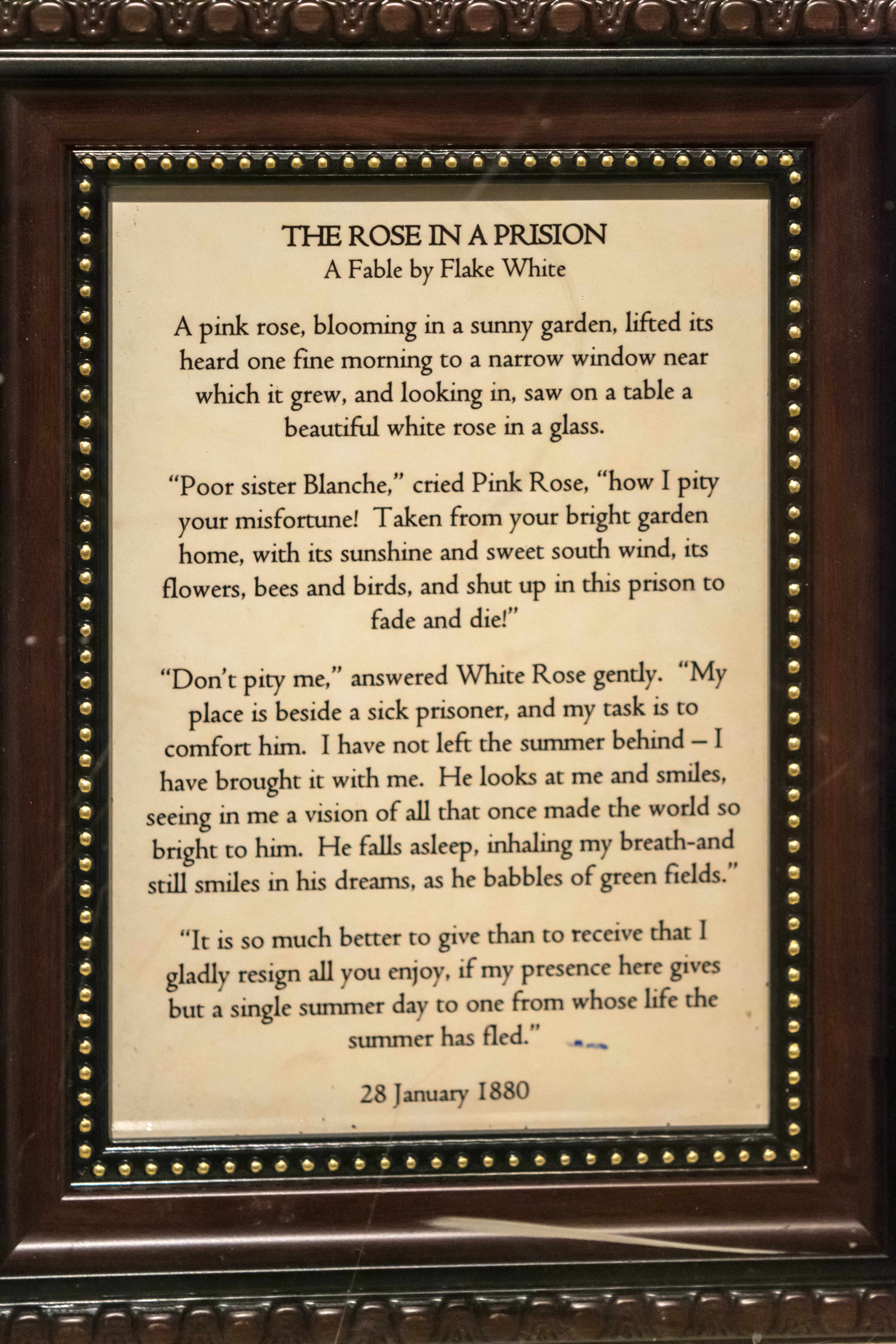 A Fable by Flake White