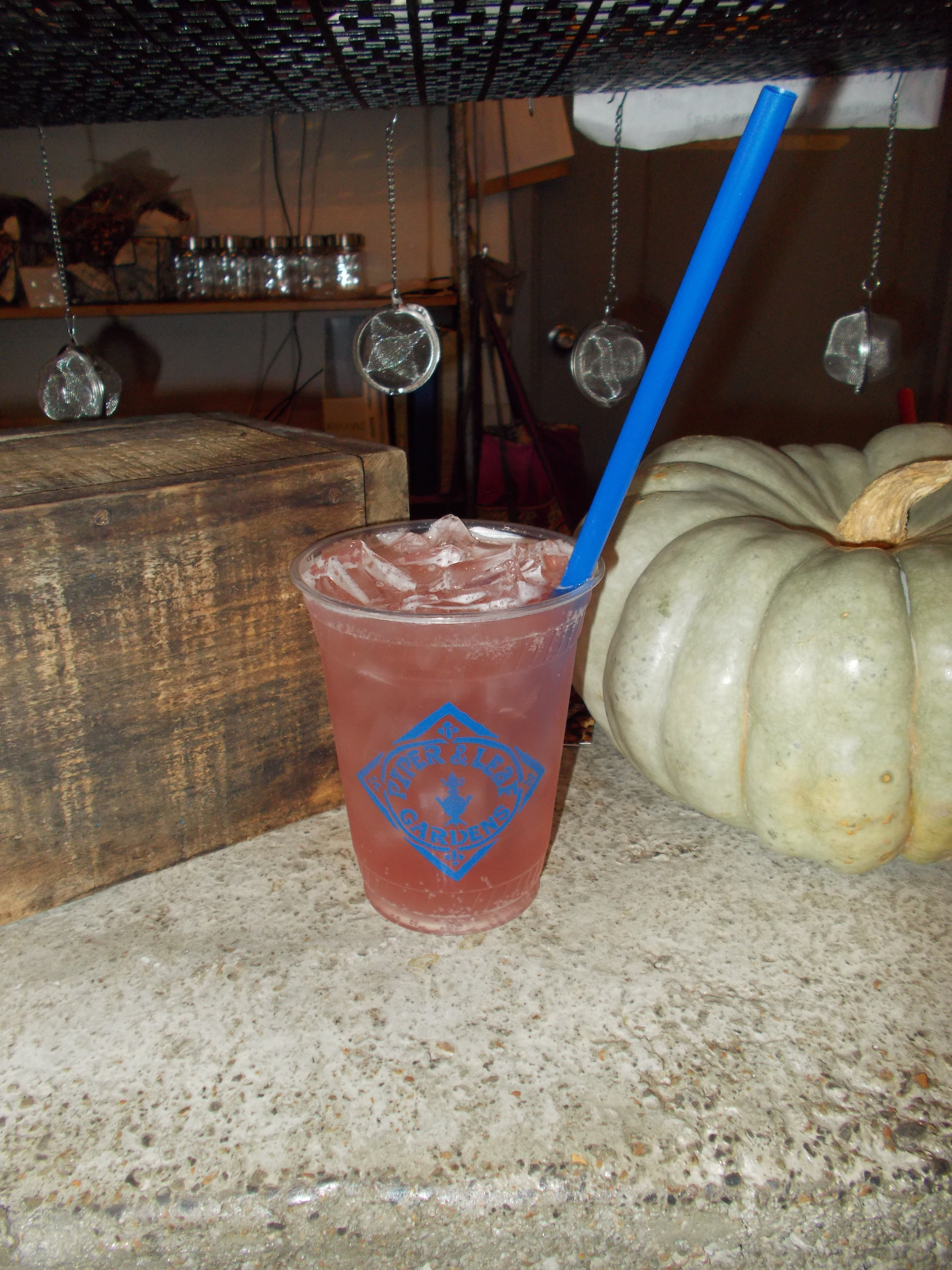 Sassyfrass Strawberry Tea at Piper and Leaf Artisan Tea Shop Lowe Mill