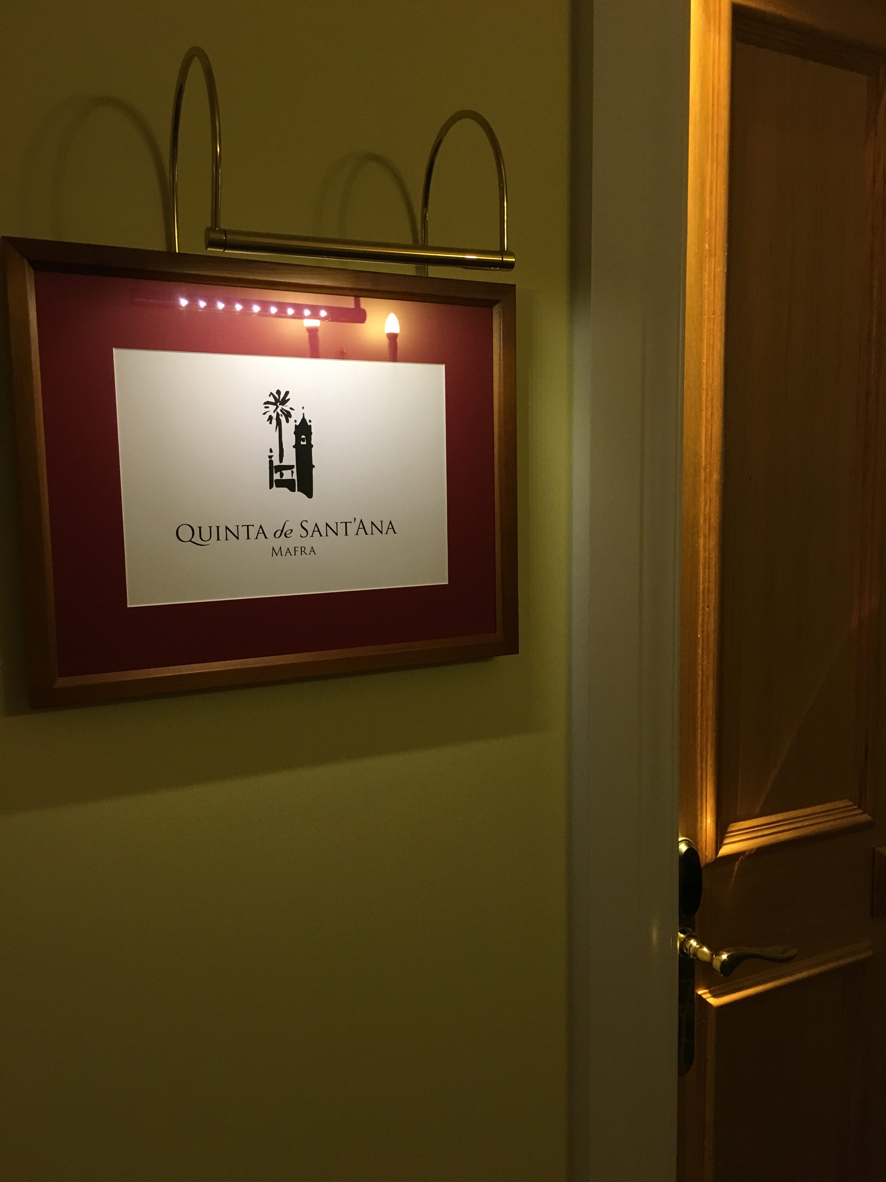 Room Sign at Yeatman Hotel Portugal