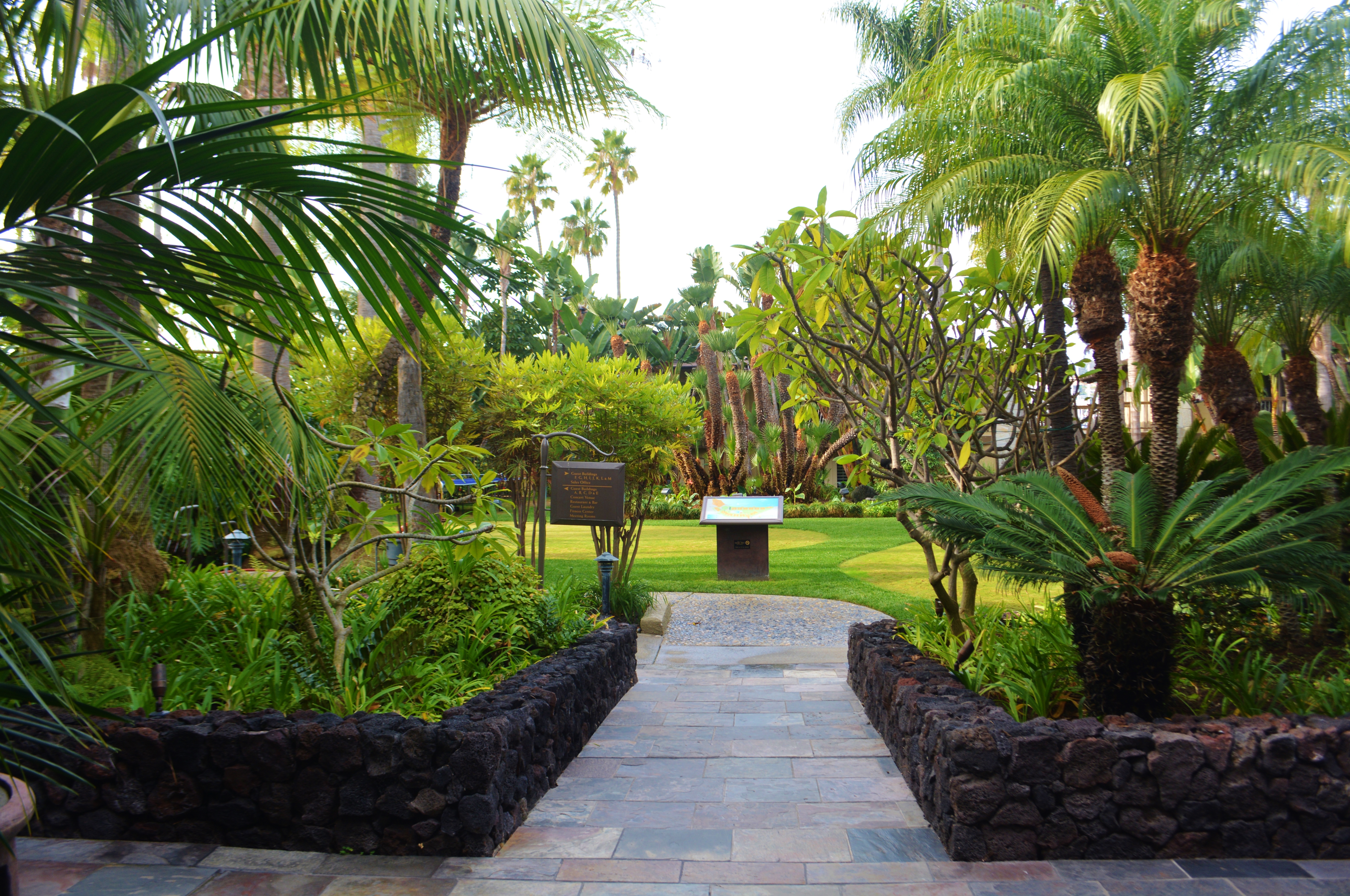 Humphrey's Lush Landscaped Paths