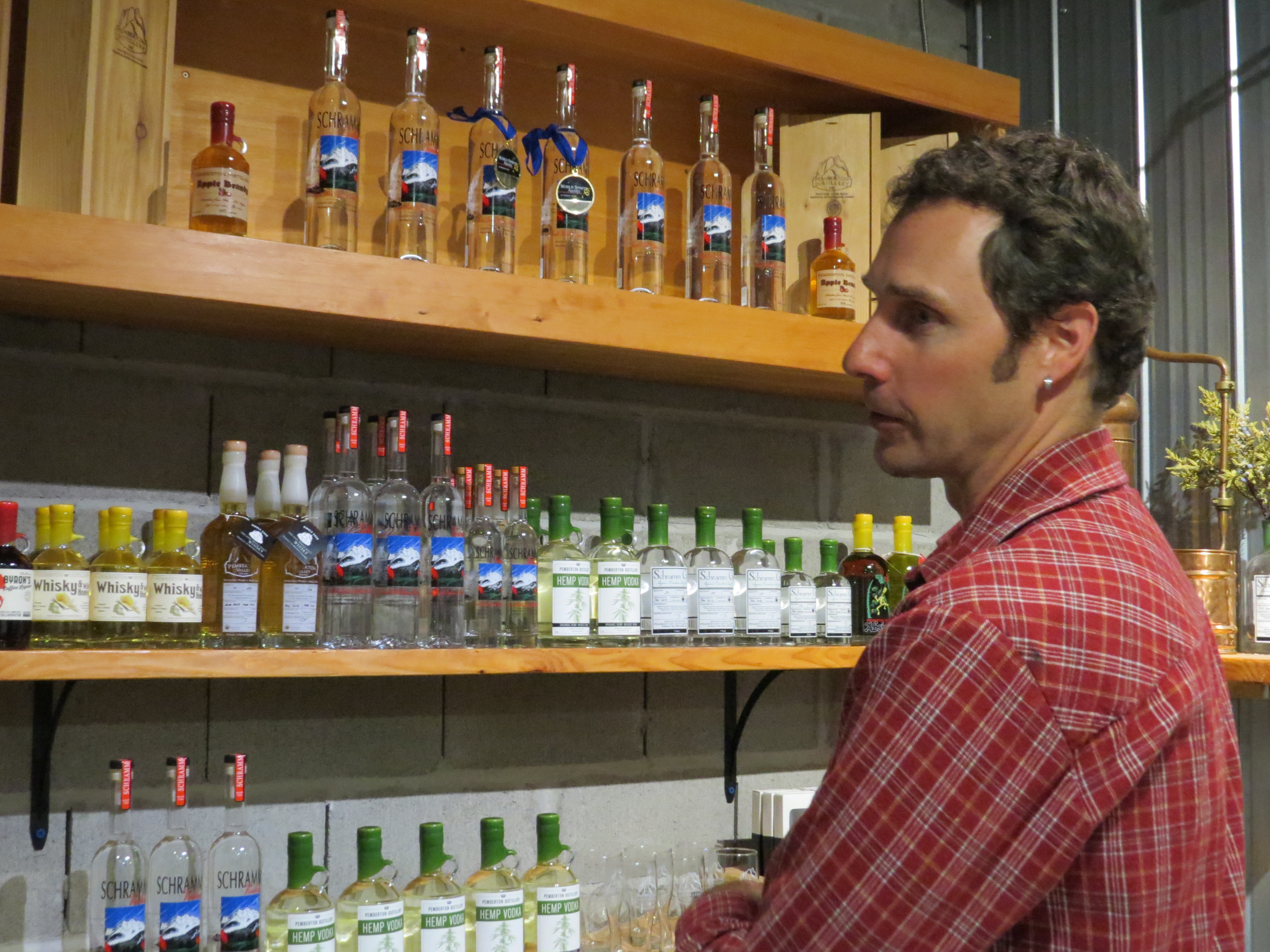 Tyler Schramm, Founder and Master Distiller Pemberton Distillery British Columbia