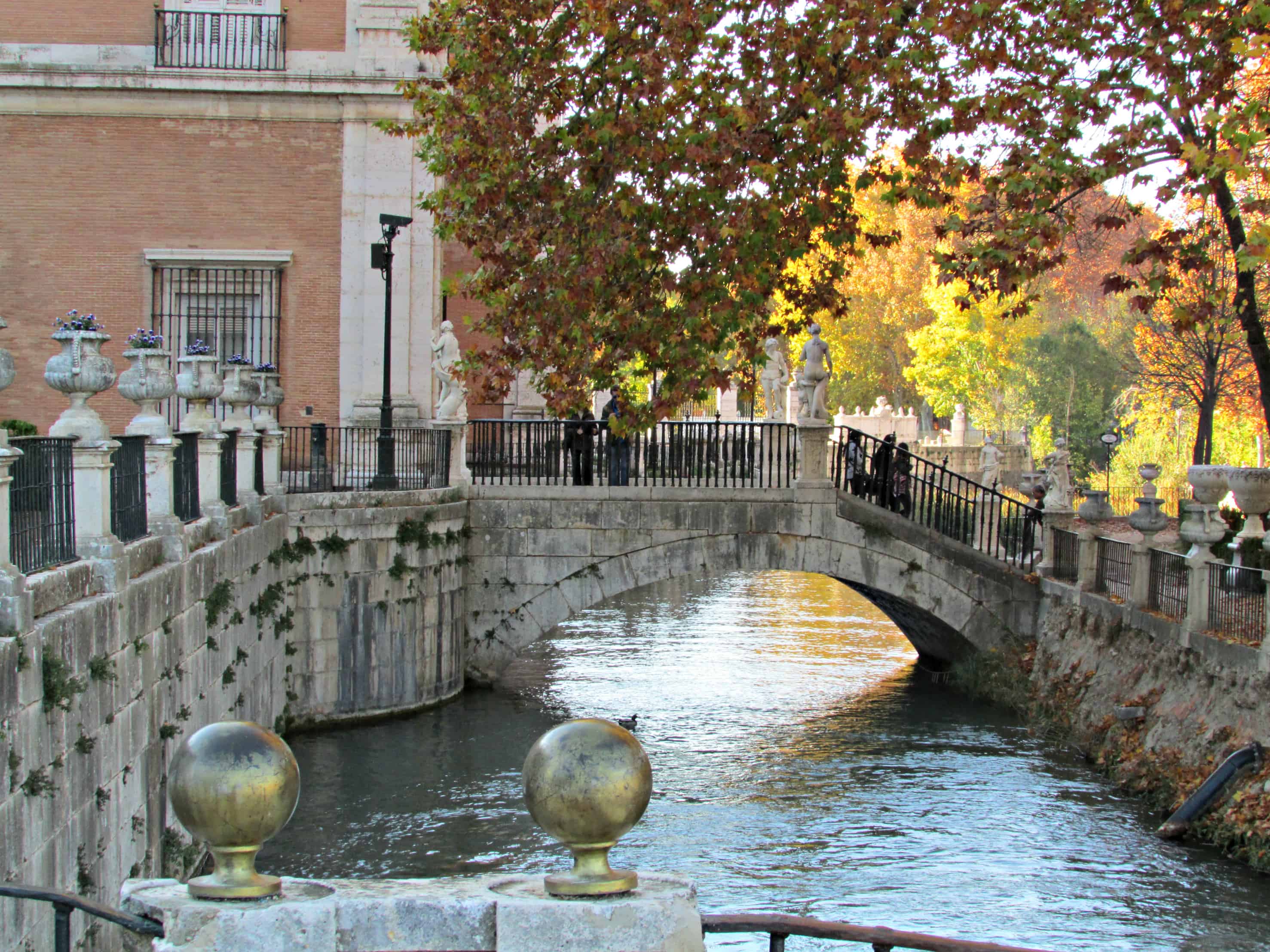 Bridge to the Island Garden Royal Palace of Aranjuez