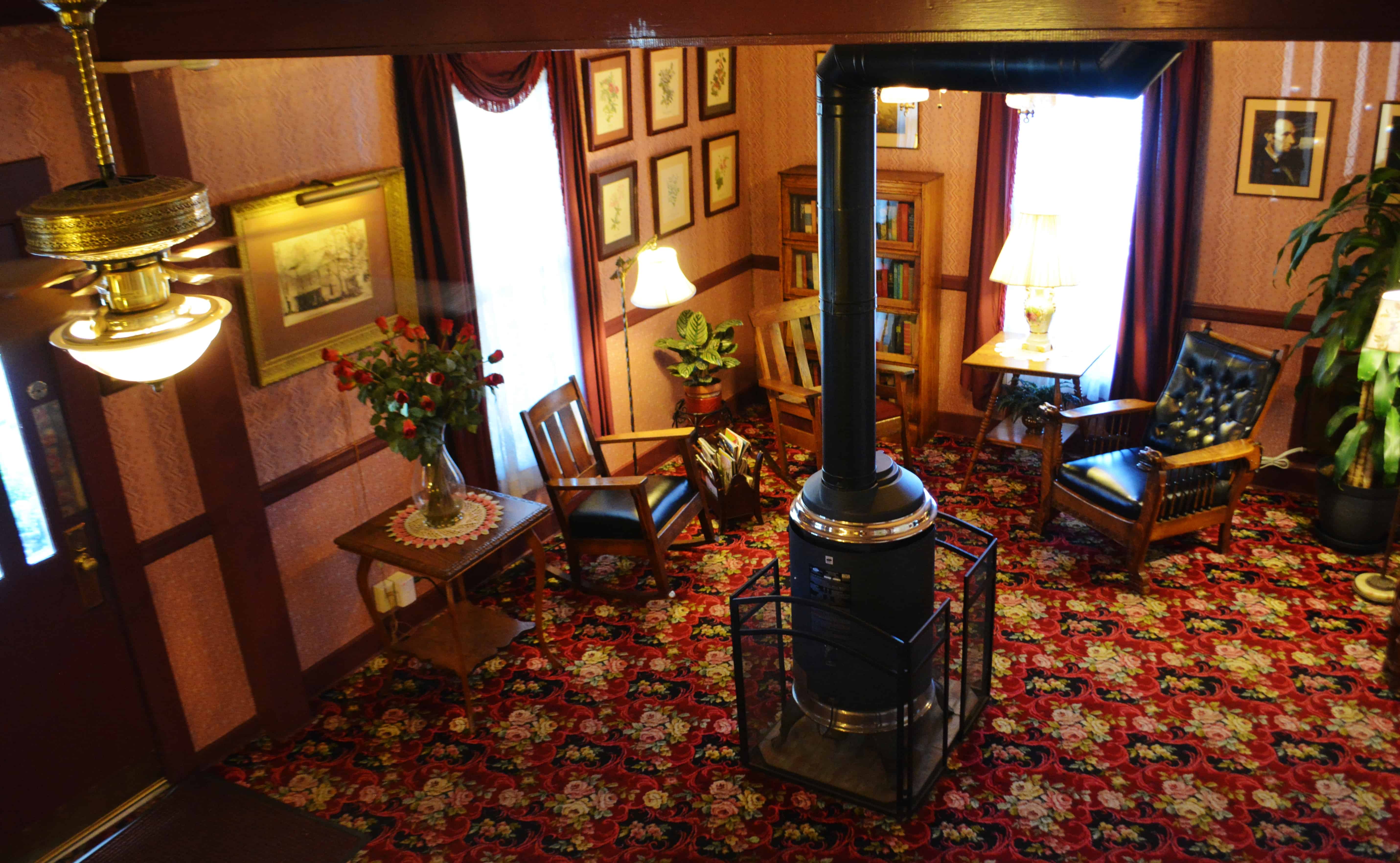 Front room of Julian Gold Rush Hotel