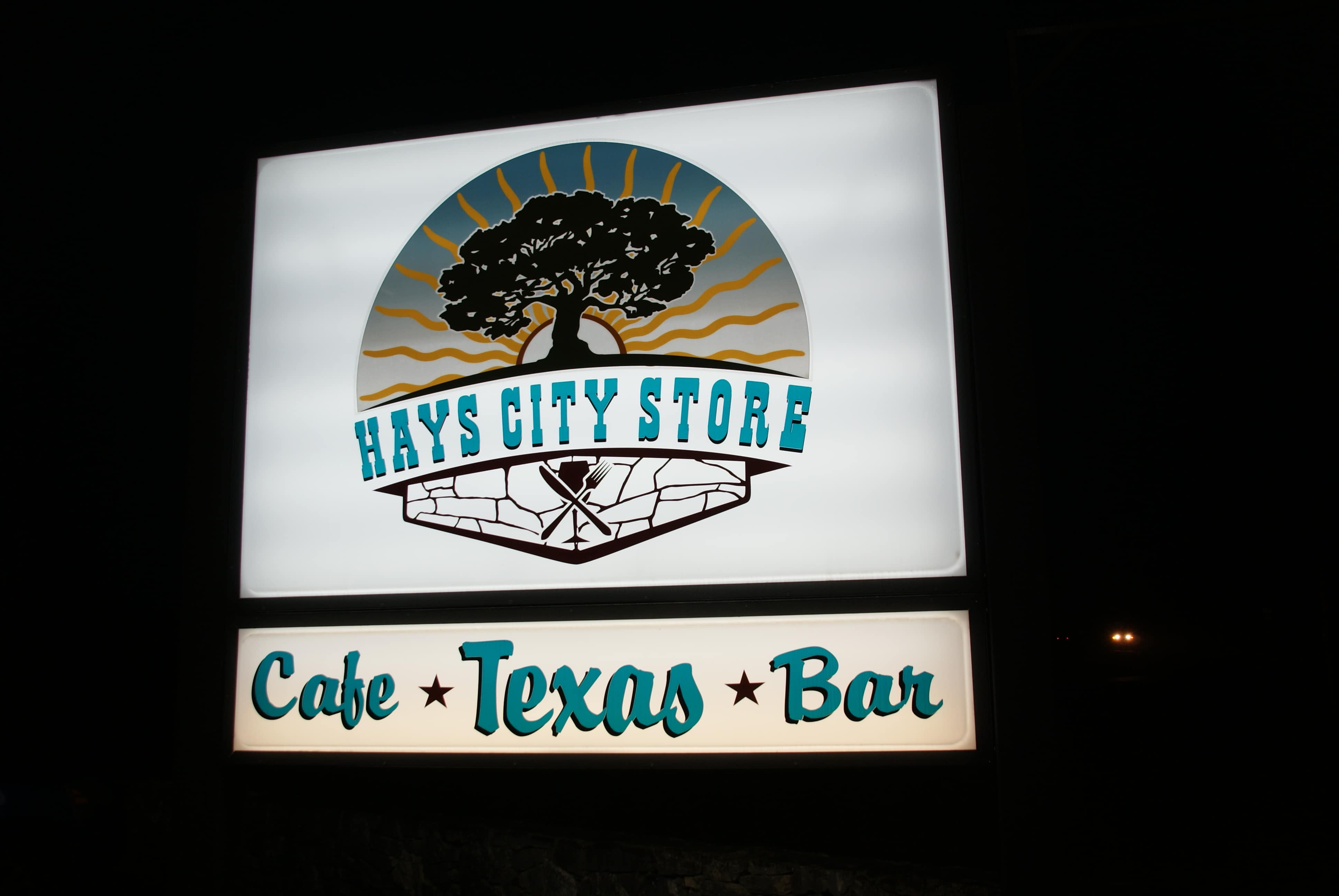 Hays City Store Sign Wimberley