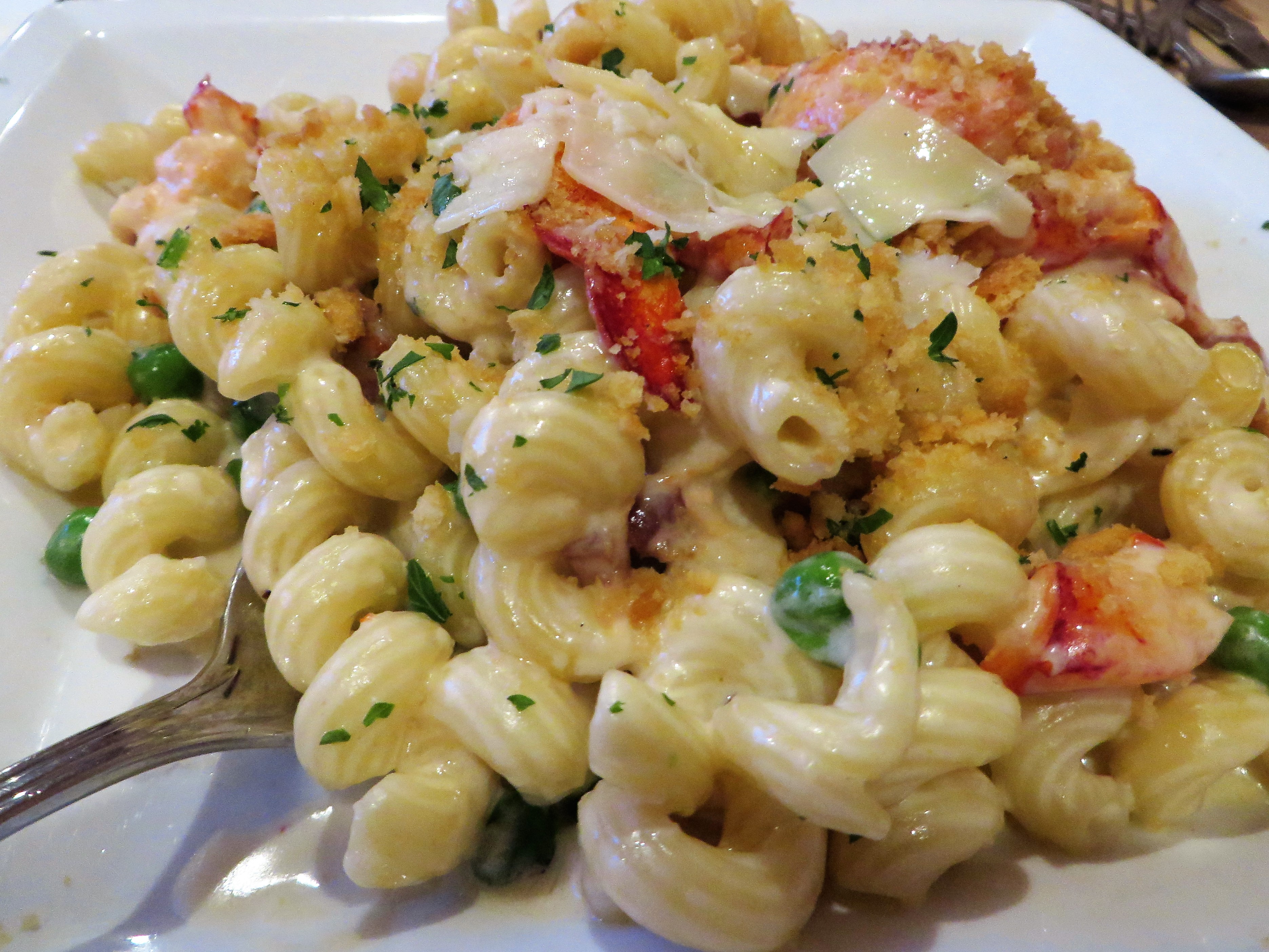 Lobster Mac and Cheese at Alissons Kennebunkport