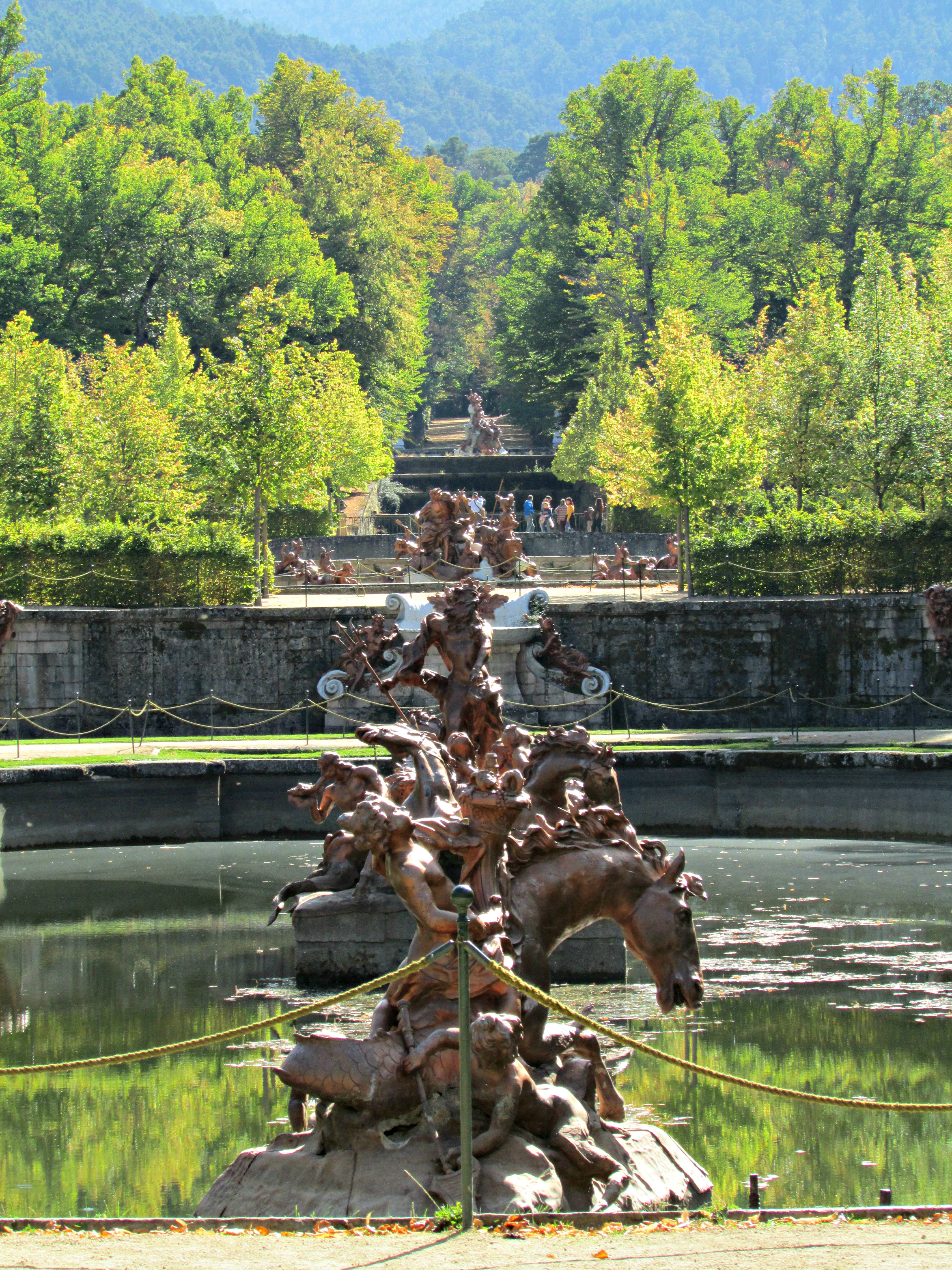 Neptune in his Chariot Horse Race Axis La Granja