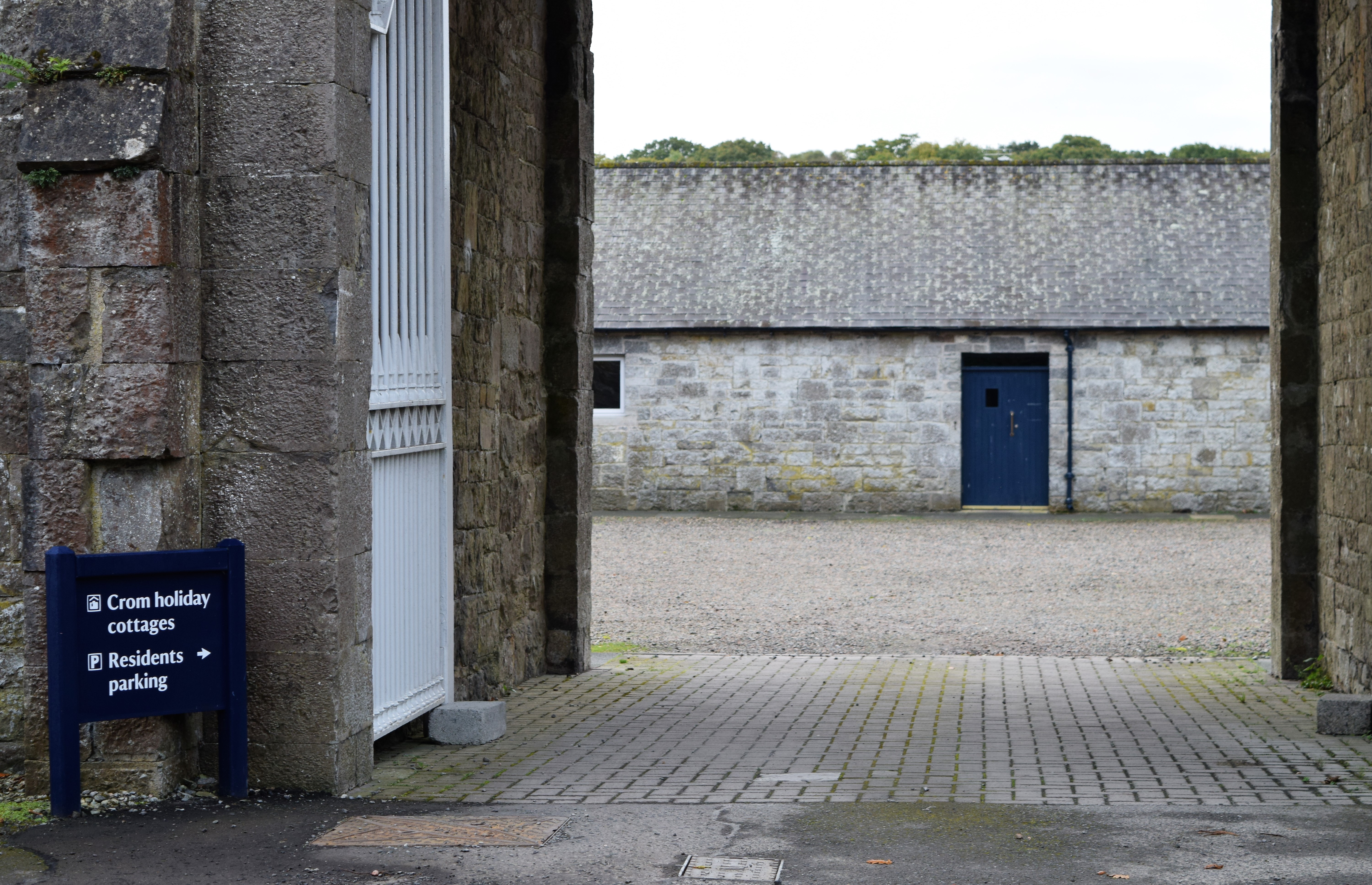 Private parking for guests at Erne View Cottage