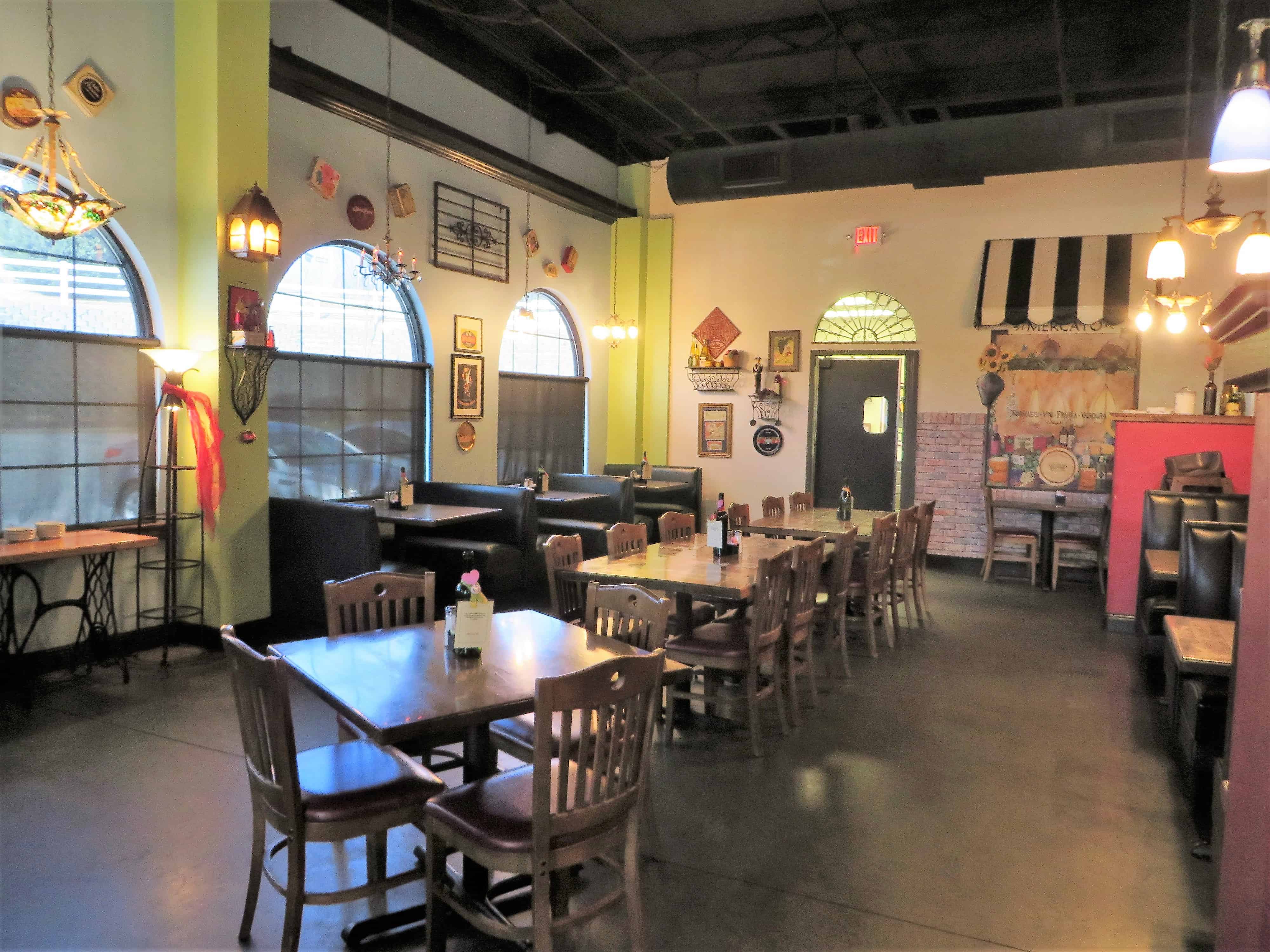 Terranova's side dining room