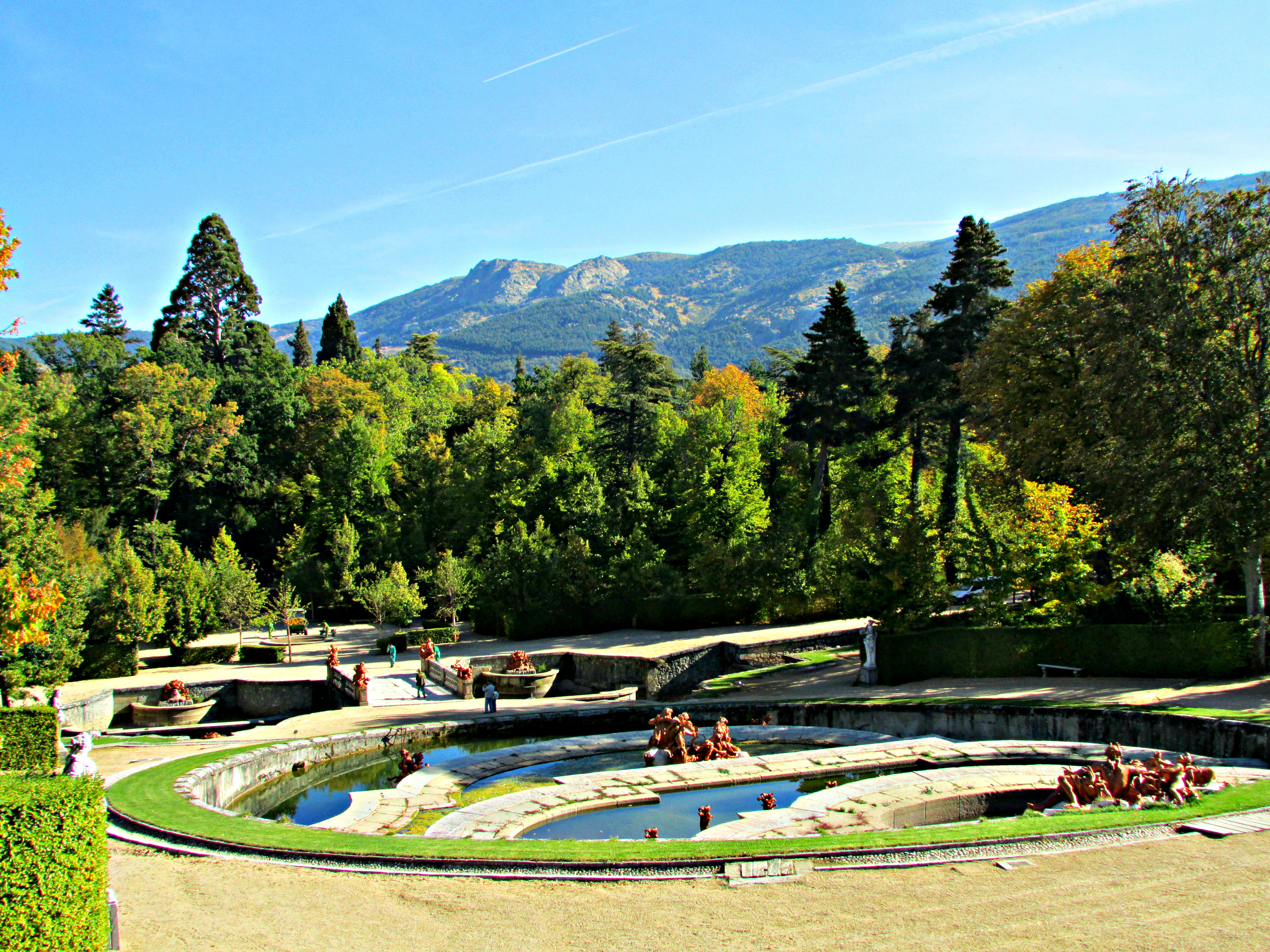 Water features Fountains of La Selva Royal Gardens of La Granja