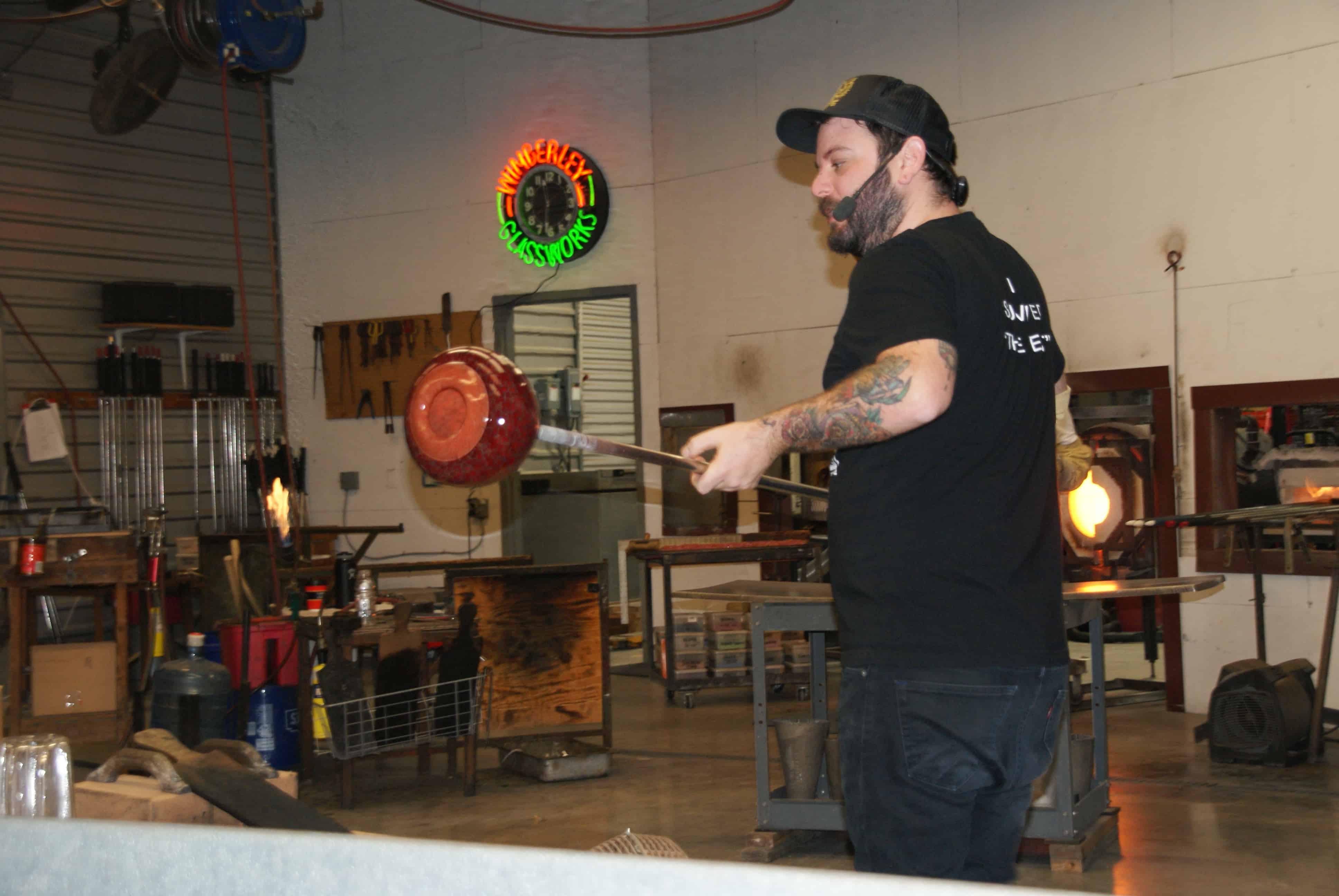 Wimberley Glassworks Demo