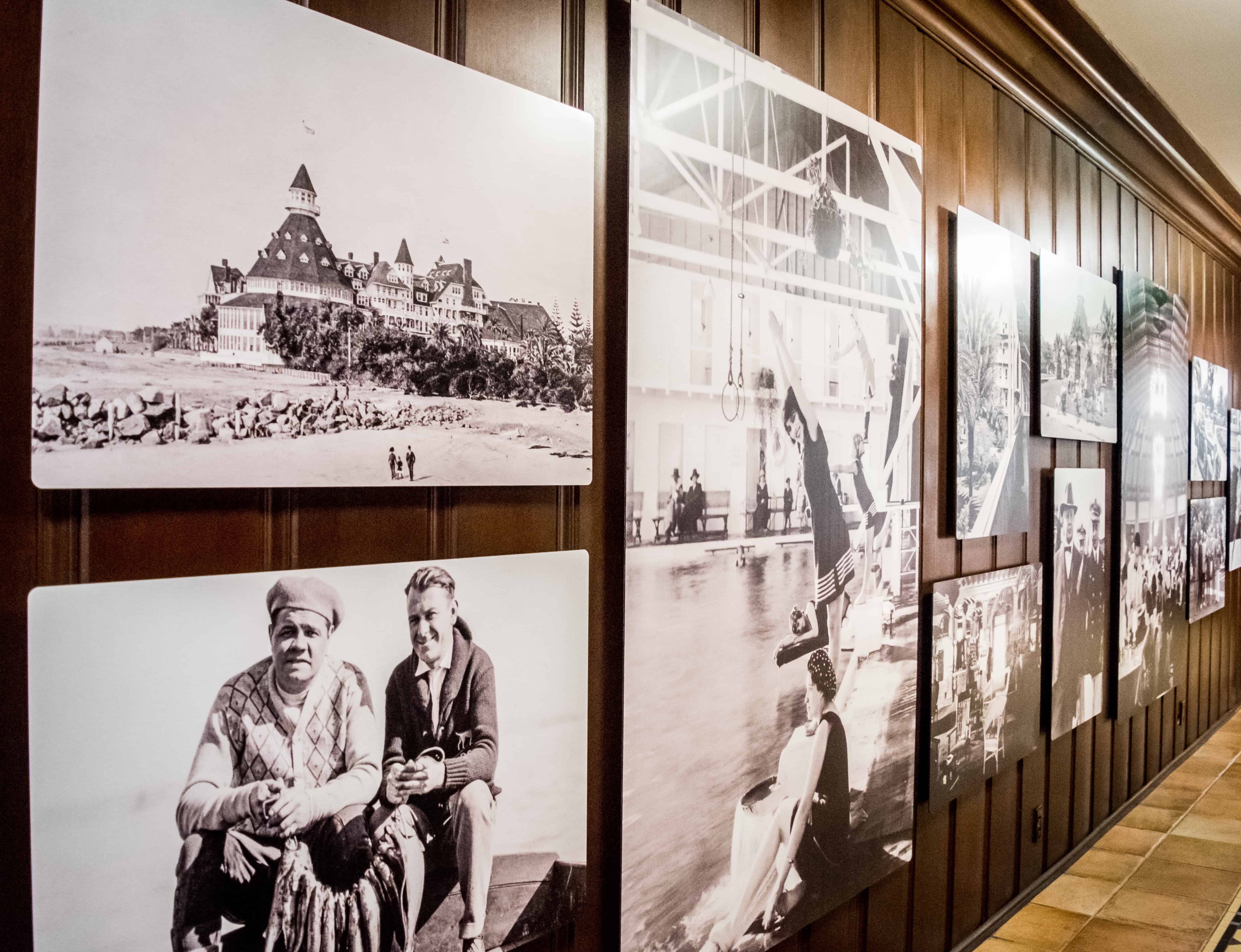 Historical photos including The Plunge Coronado