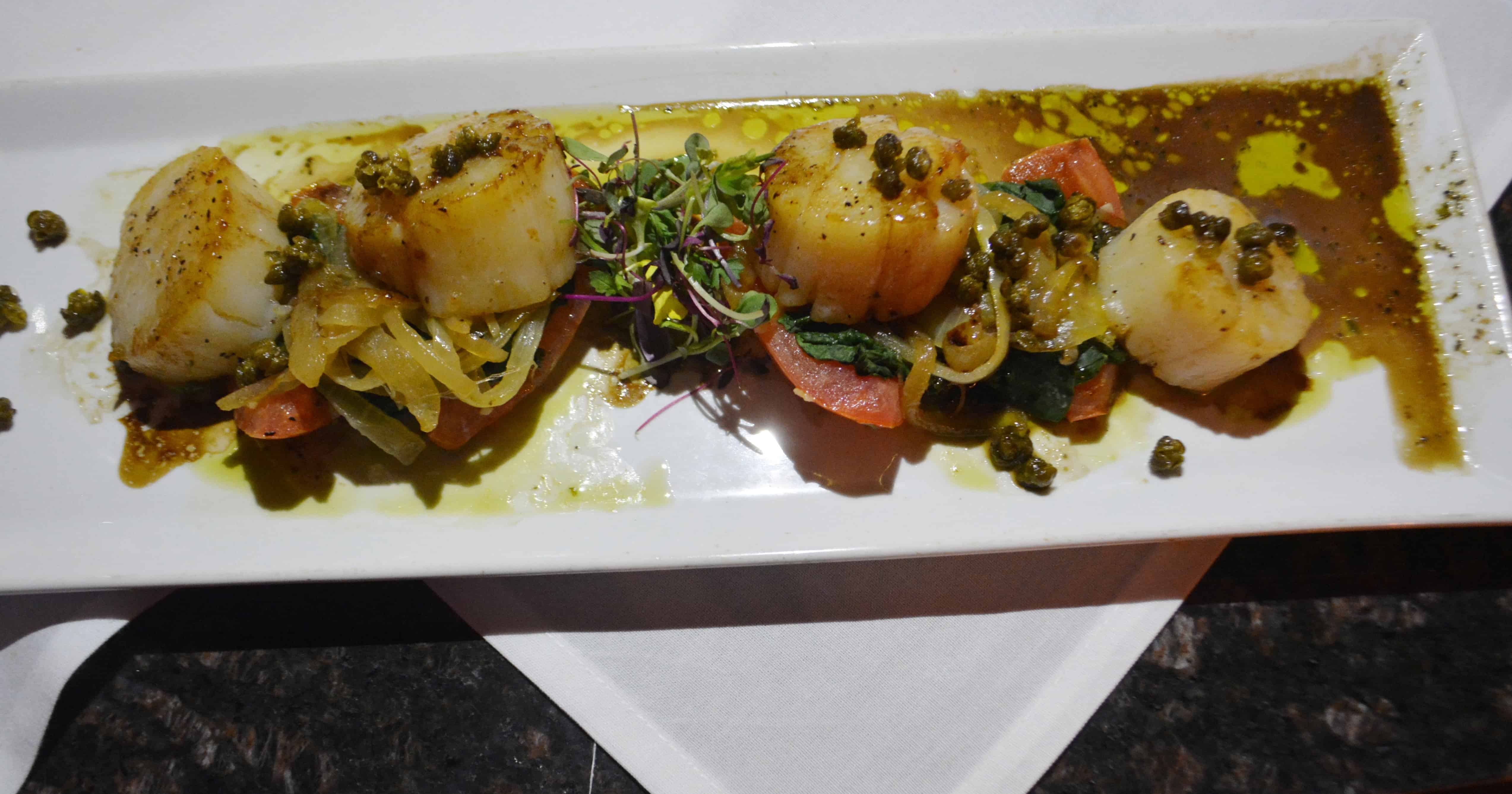 Pan Seared Sea Scallops Dobson's Bar and Restaurant