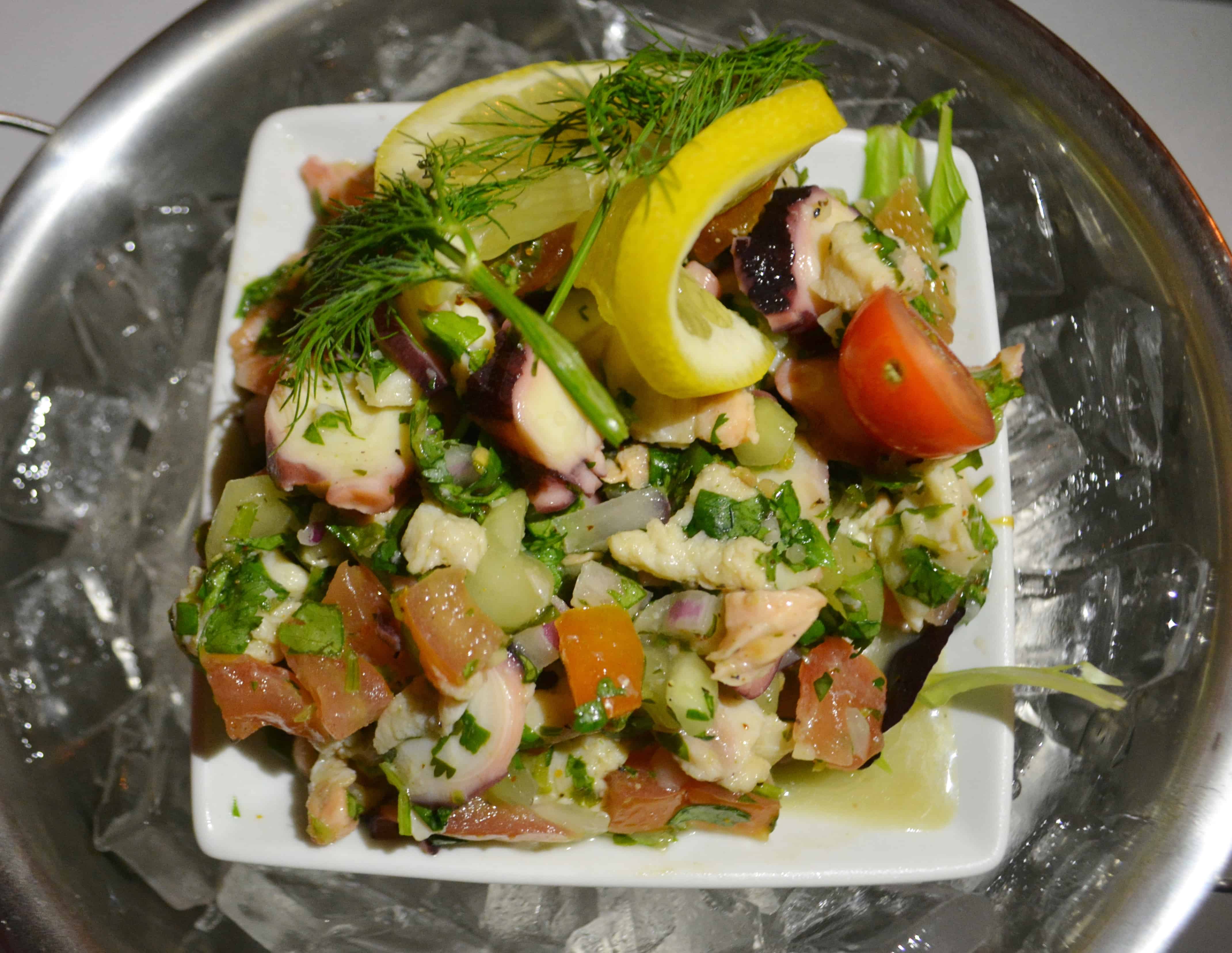 Sea Bass Ceviche Dobson's Gaslamp San Diego