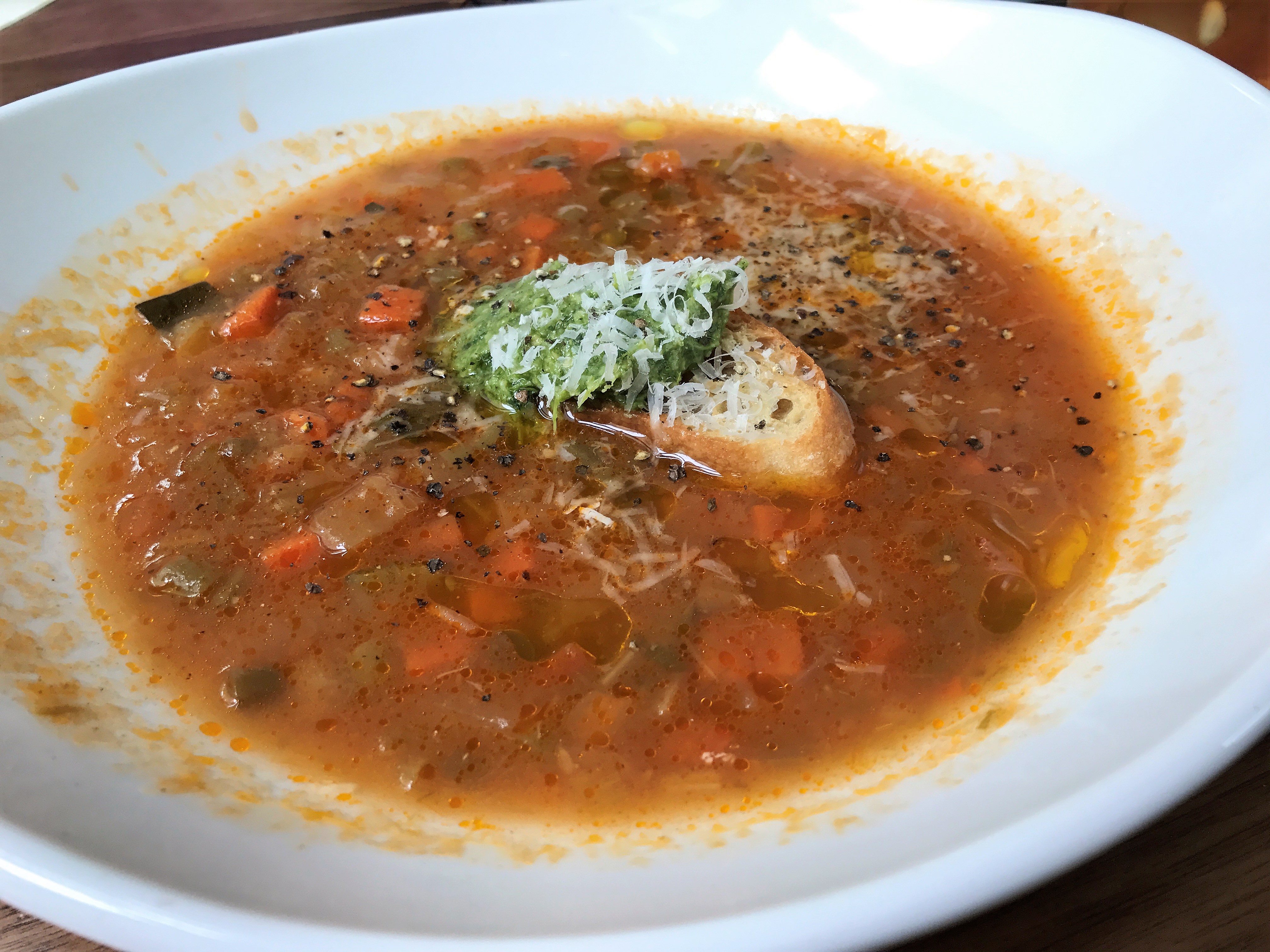 Summer Minestrone at Via Vite