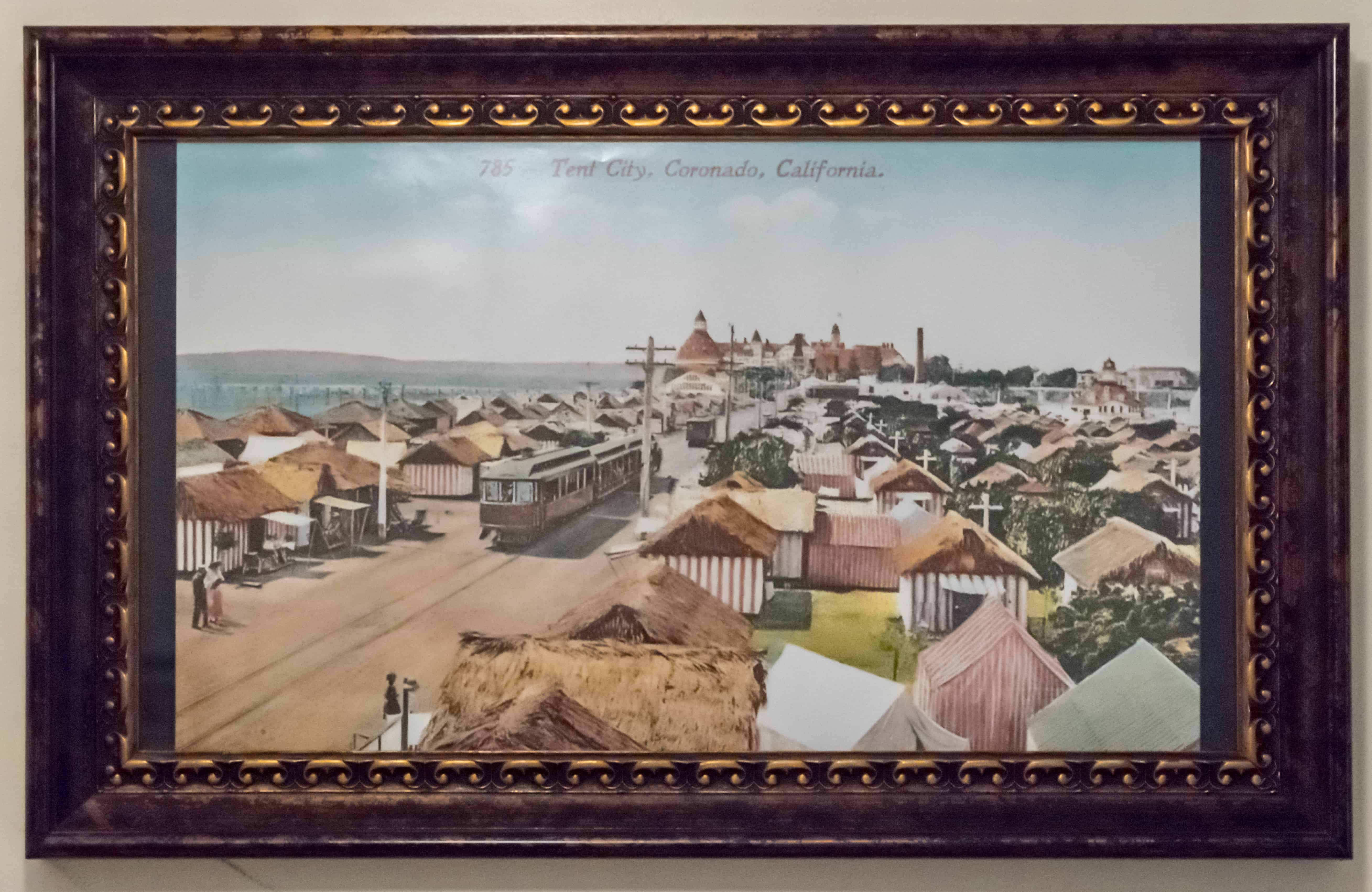 Tent City Coronado postcard view